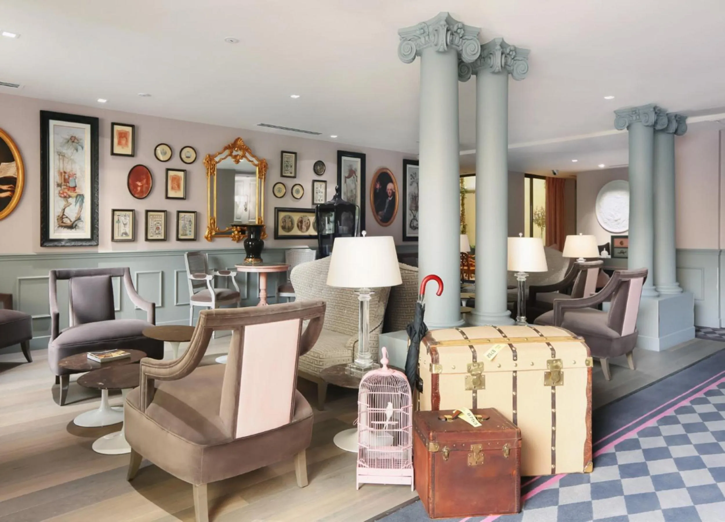 Lobby or reception in La Maison Favart