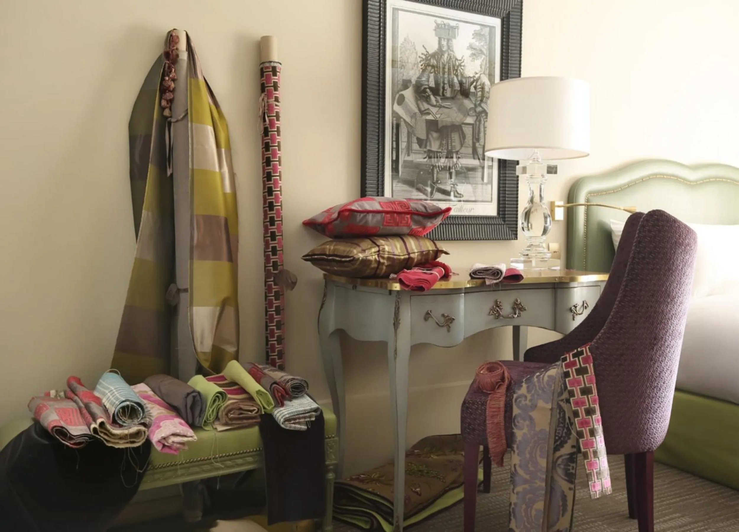 Seating area in La Maison Favart