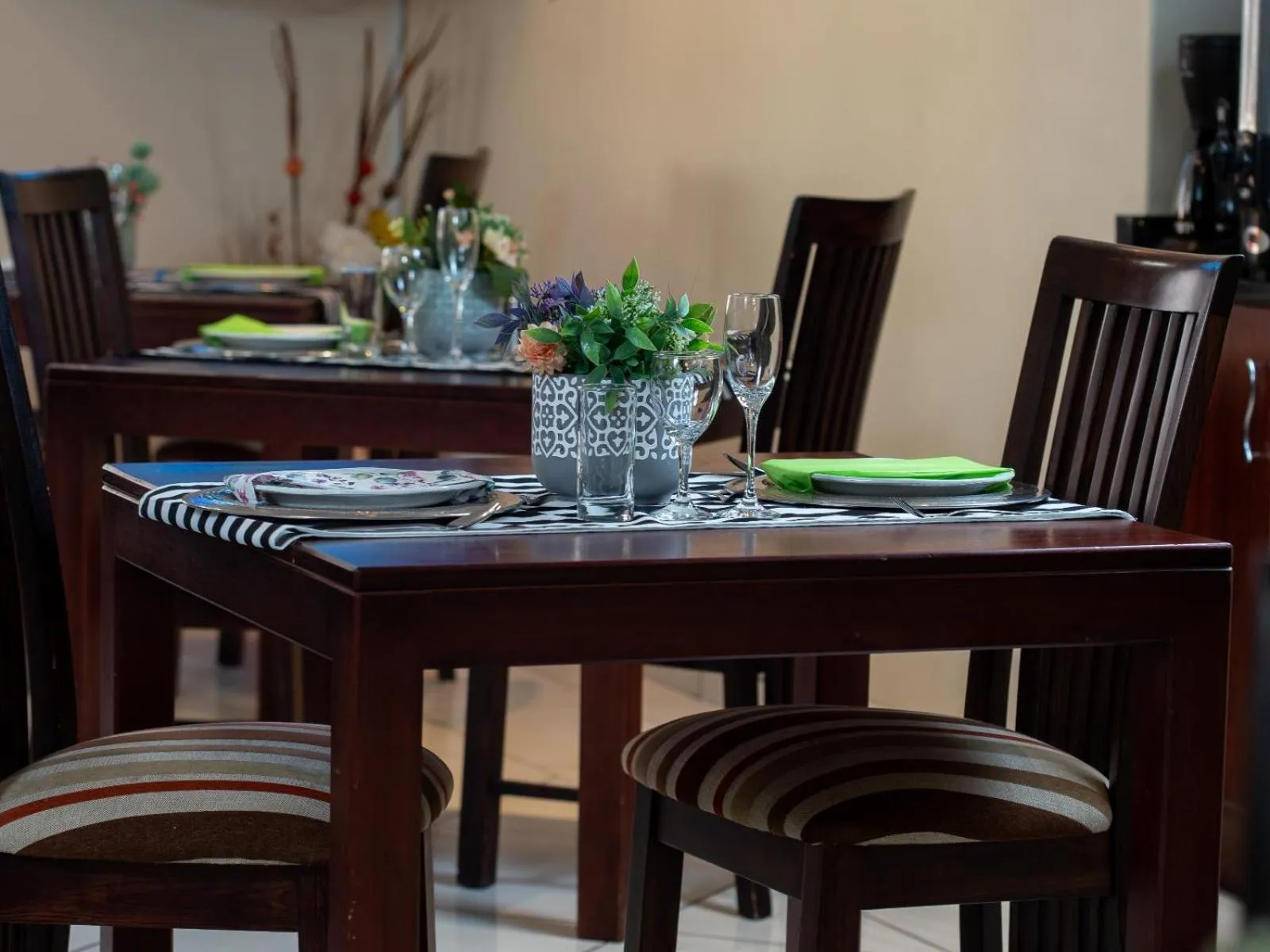 Dining area in Global Village Guest House