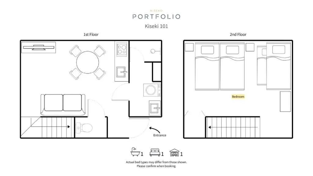 Floor plan in Kiseki