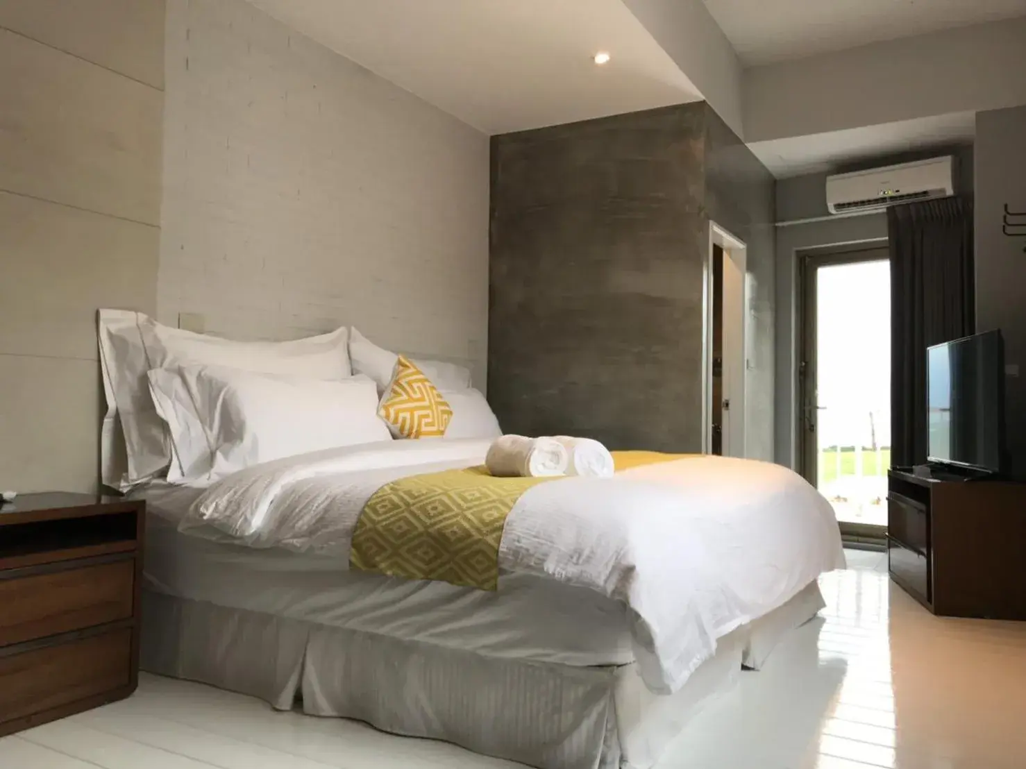 Double Room with Terrace and Side Sea View in Chill Chill House Double Room with Terrace and Side Sea View in Chill Chill House