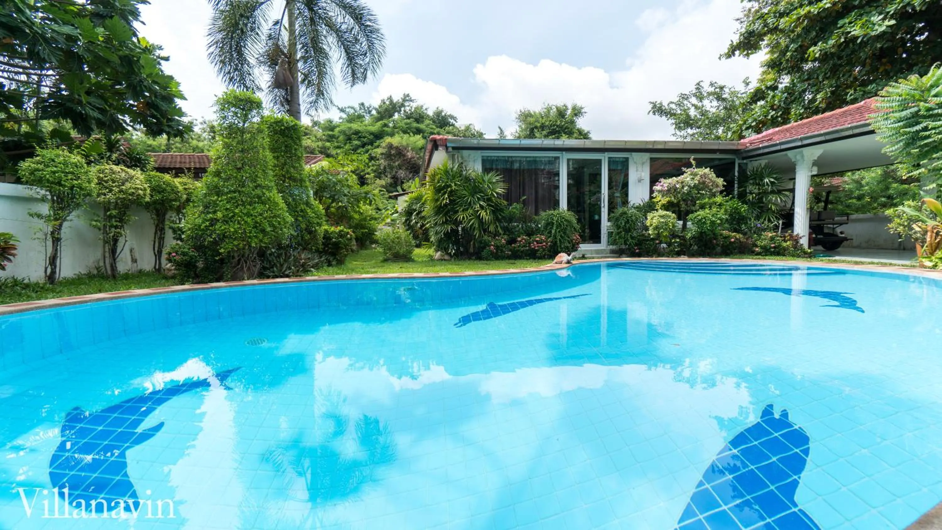 Garden view in Villa Navin Premiere Pool Villa