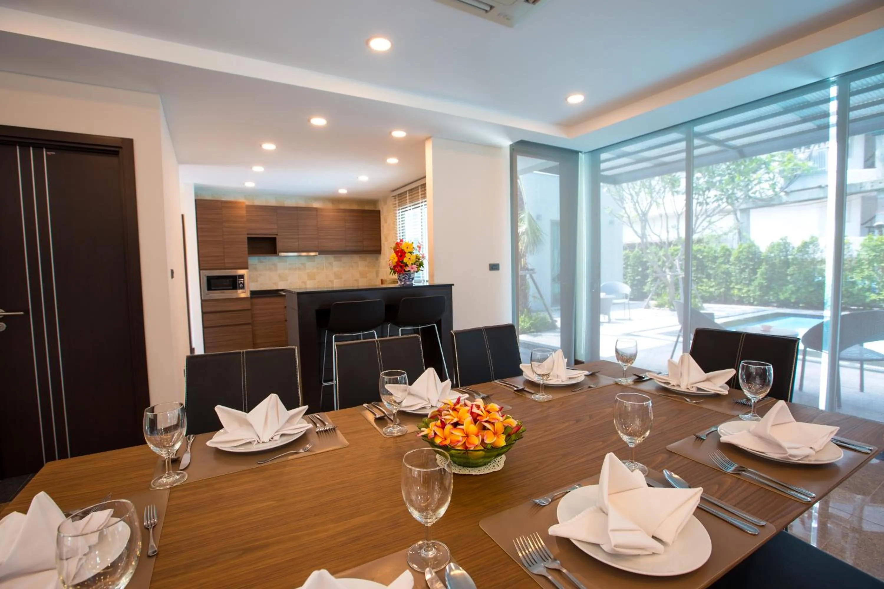 Kitchen or kitchenette in Villa Navin Premiere Pool Villa