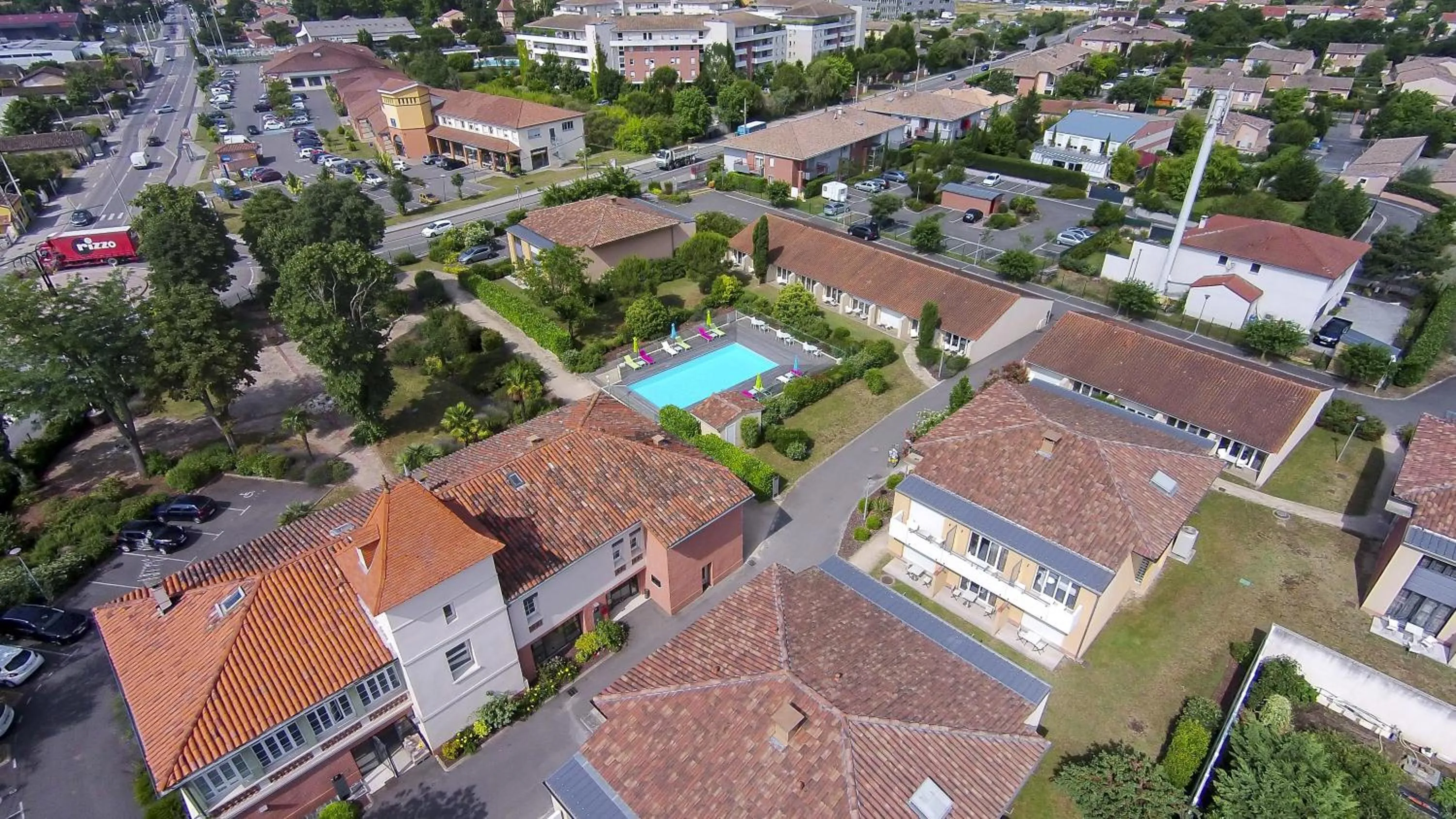 Bird's eye view in Résidence de Diane - Toulouse