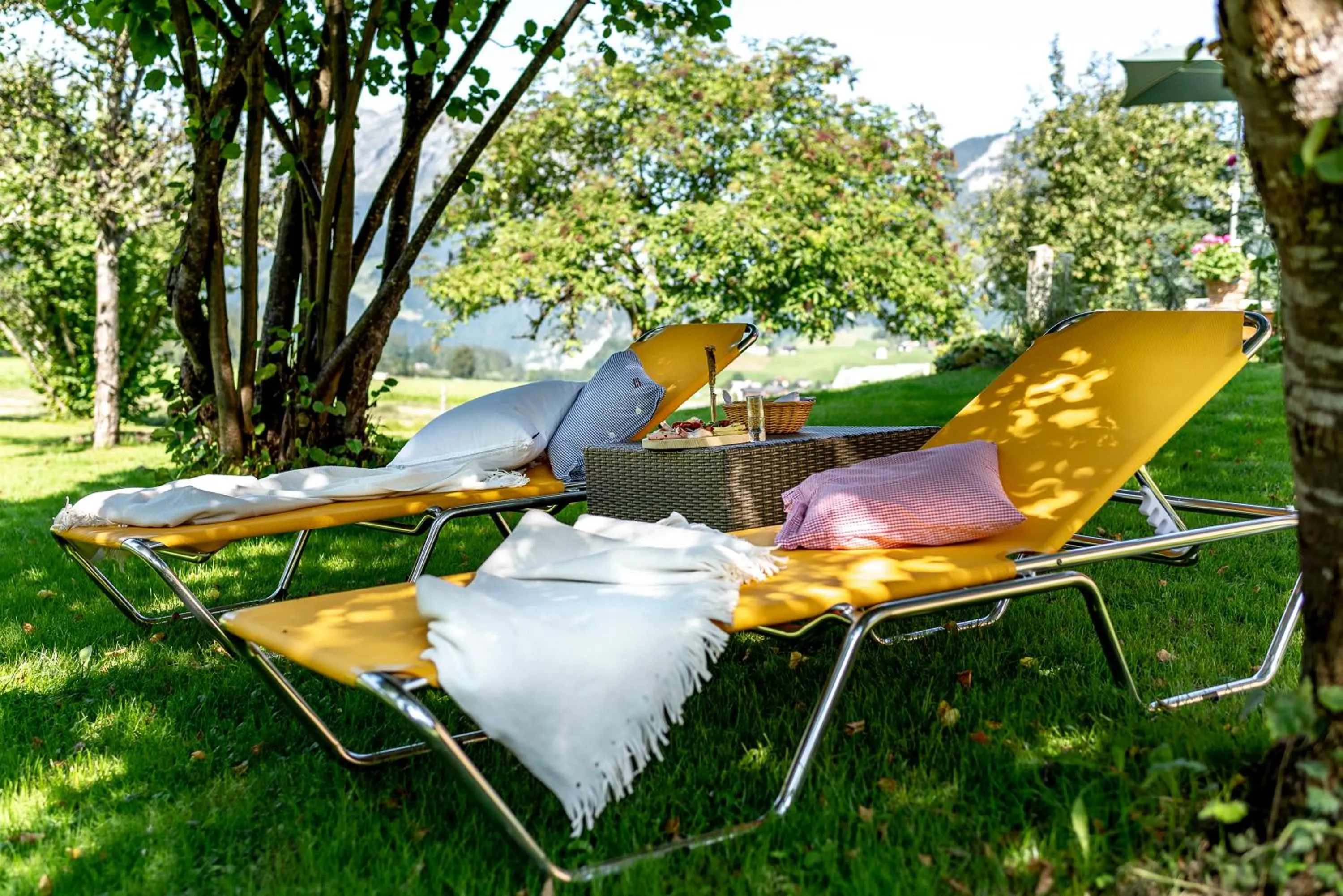 Patio in Gaemsle - Rueckzugsort in den Bergen