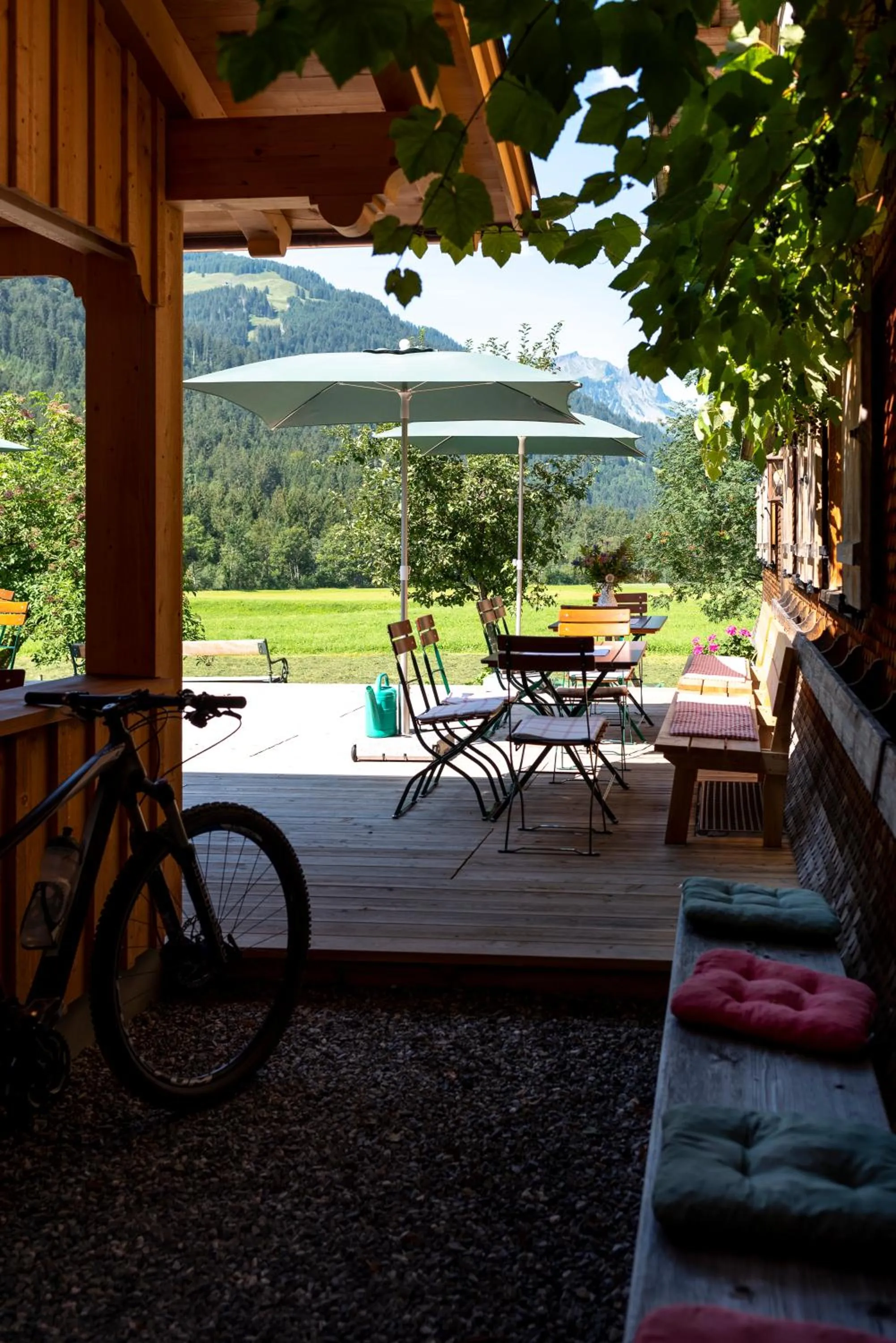 Patio in Gaemsle - Rueckzugsort in den Bergen