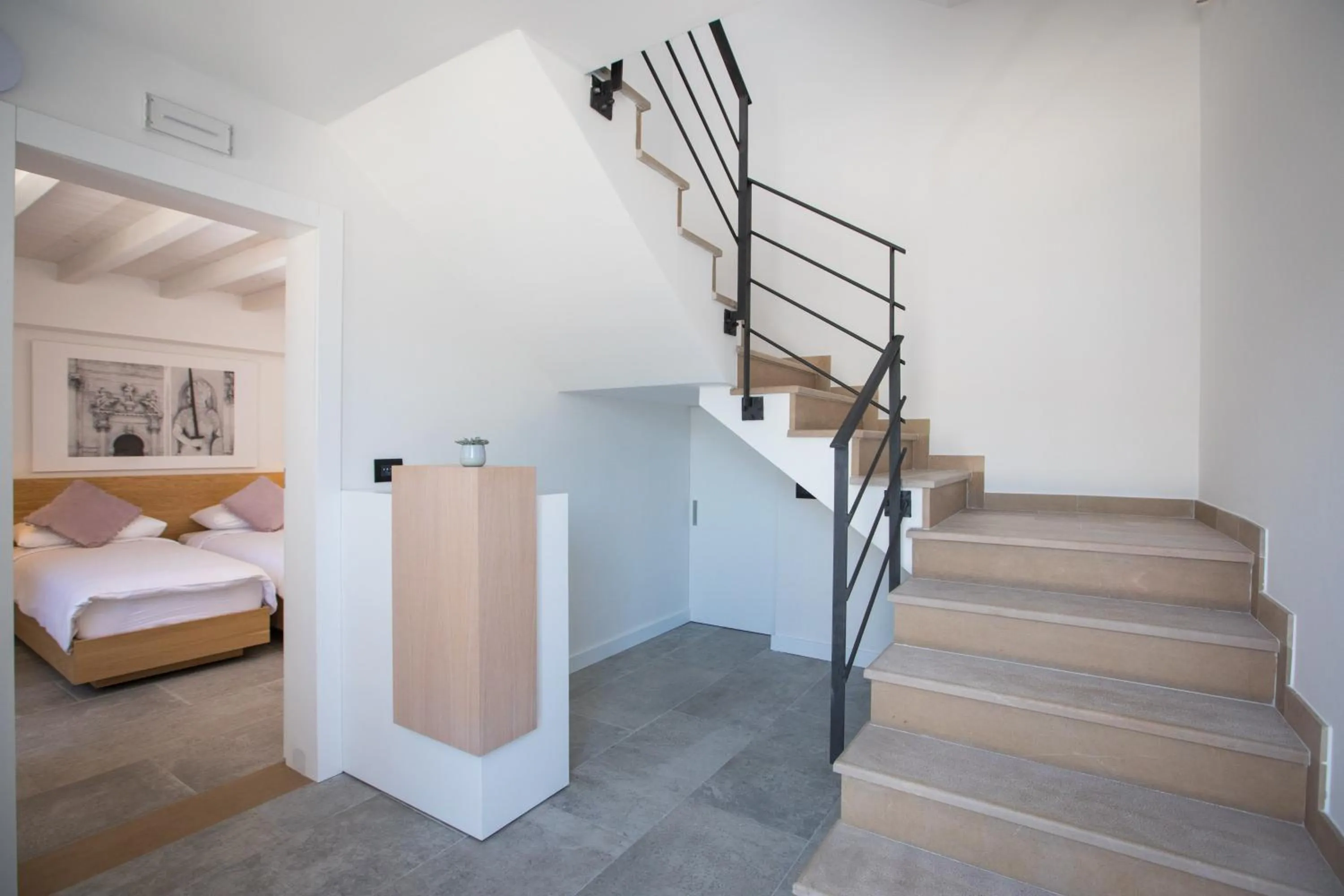 Bed in Bova Luxury Rooms