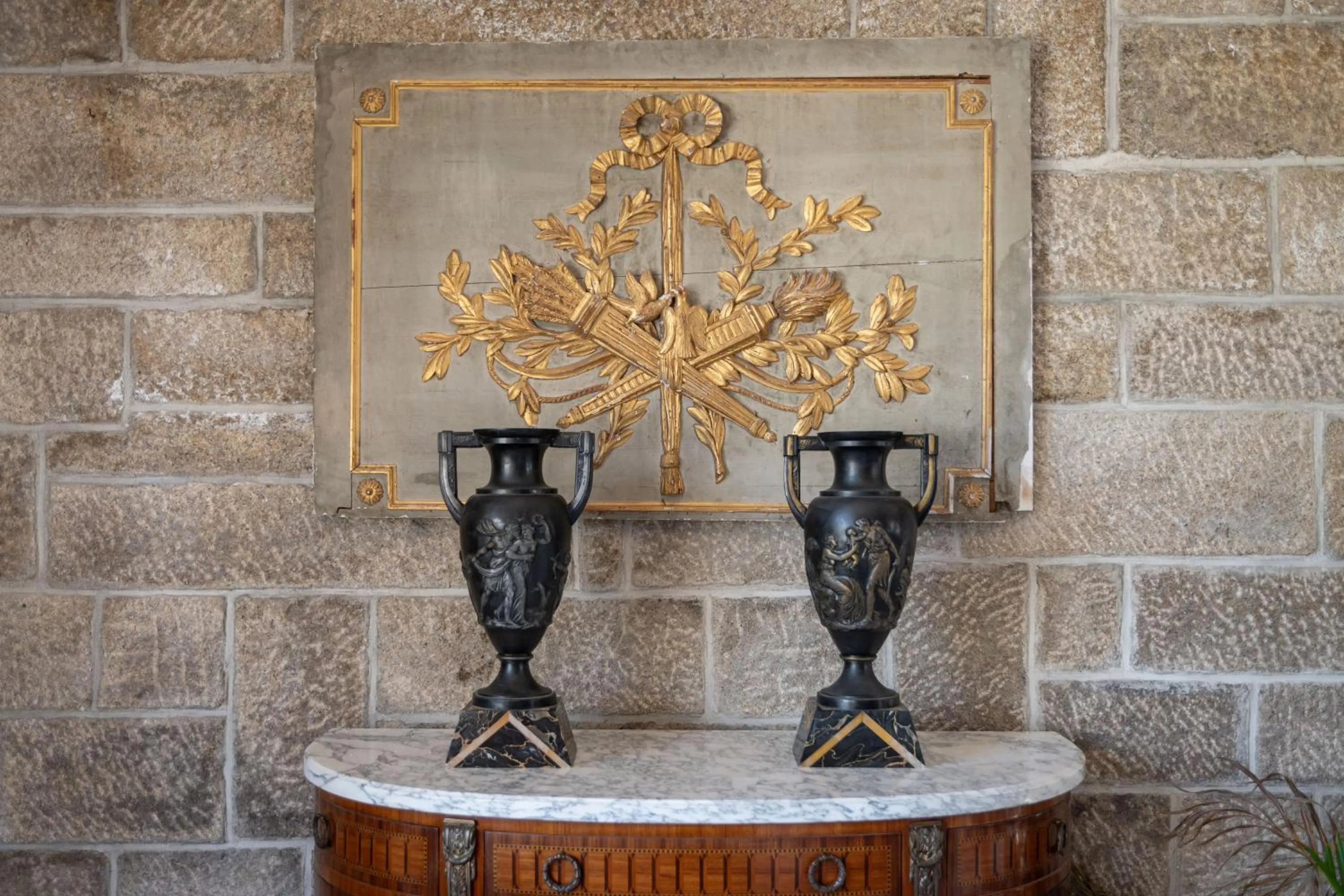 Living room in Manoir Du Stang