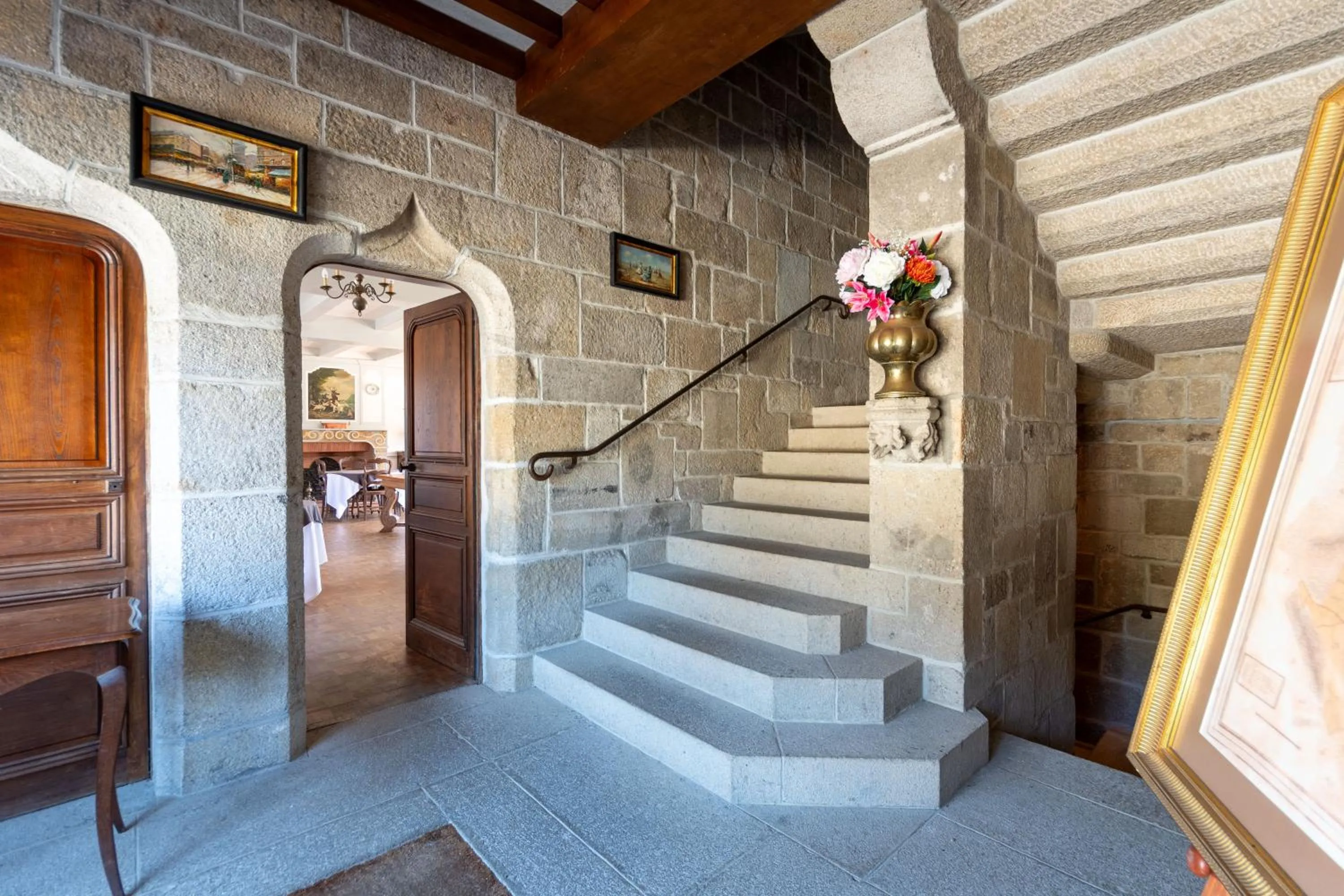 Living room in Manoir Du Stang