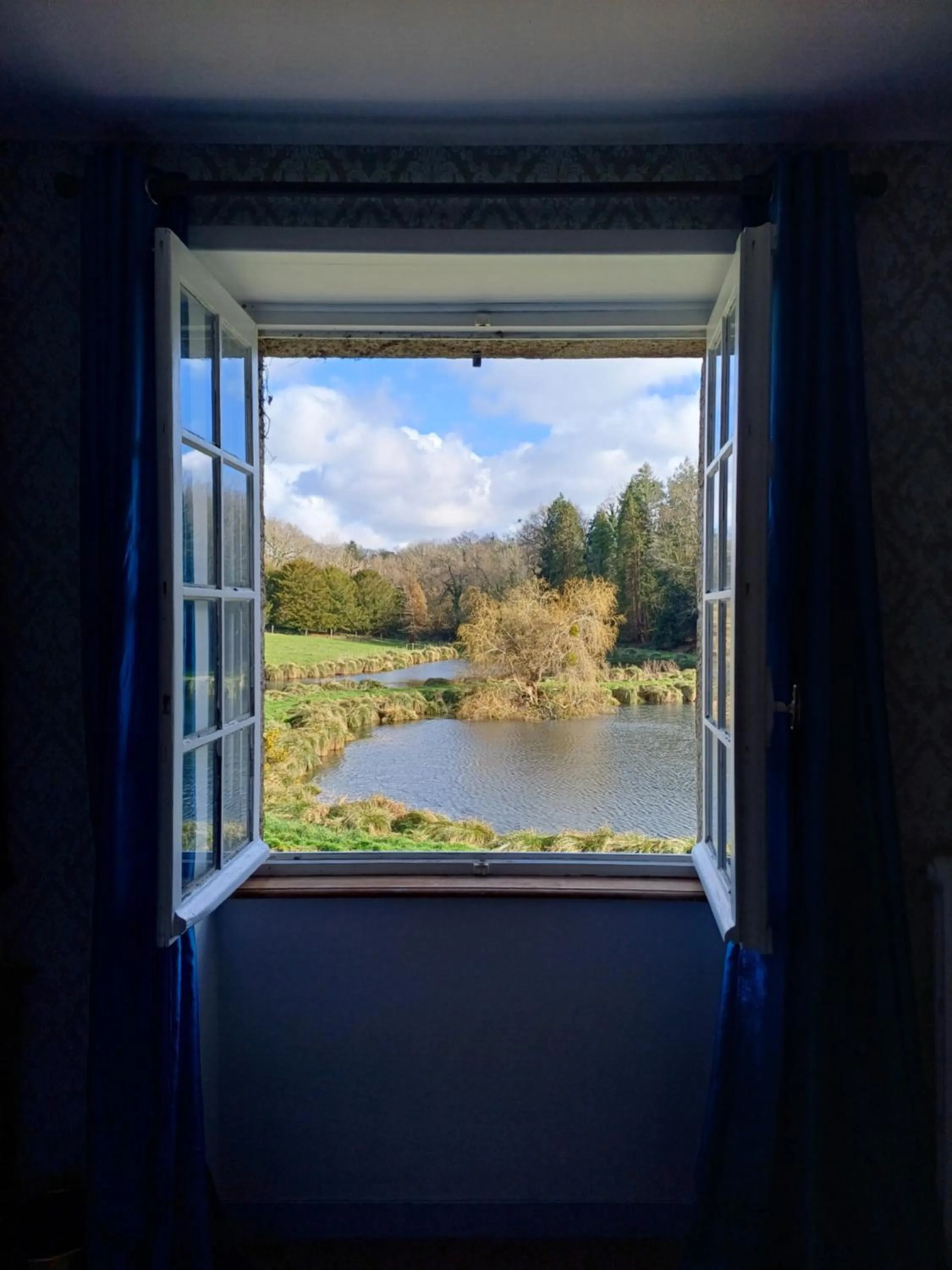 Lake view in Manoir Du Stang