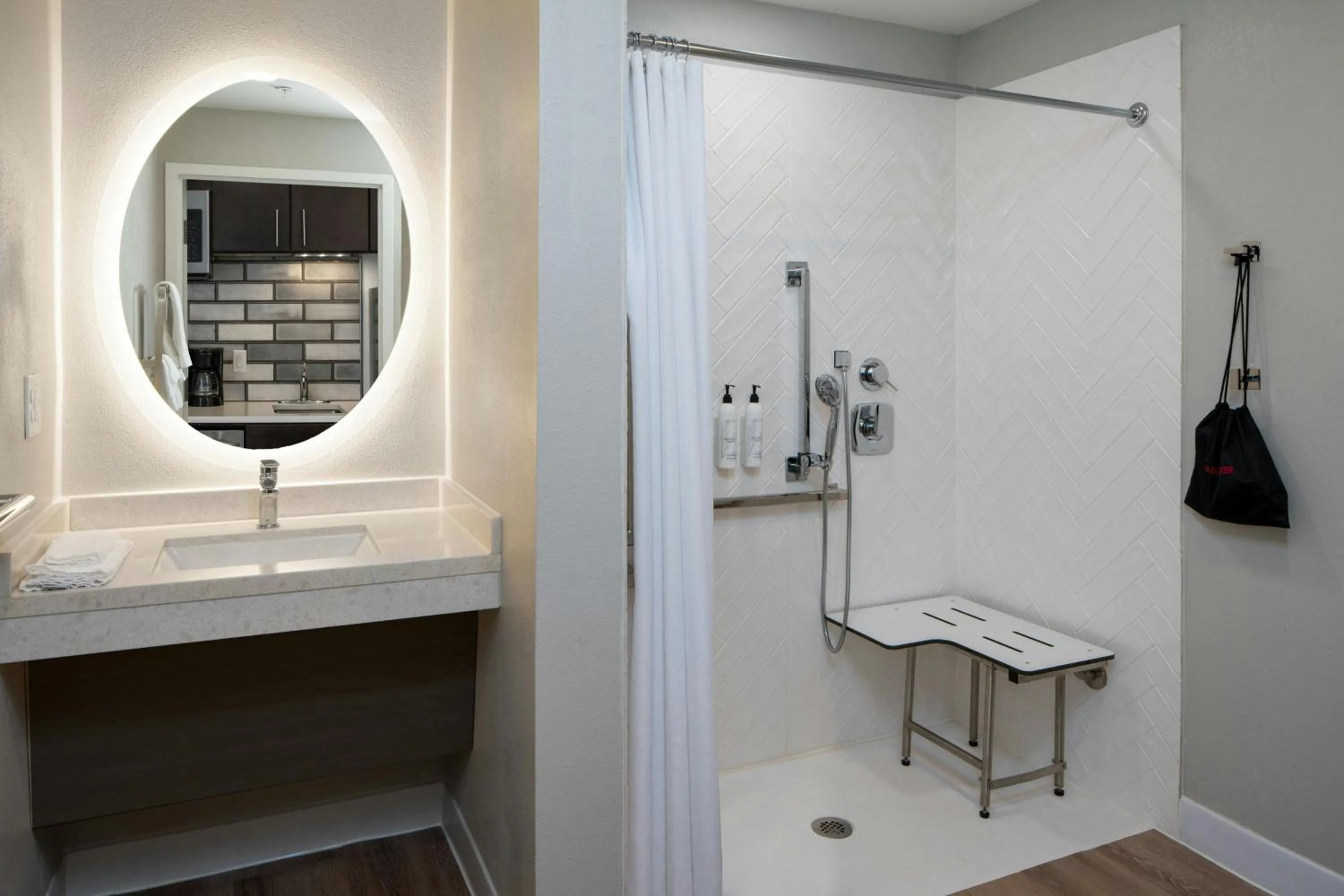 Bathroom in TownePlace Suites by Marriott Foley at OWA