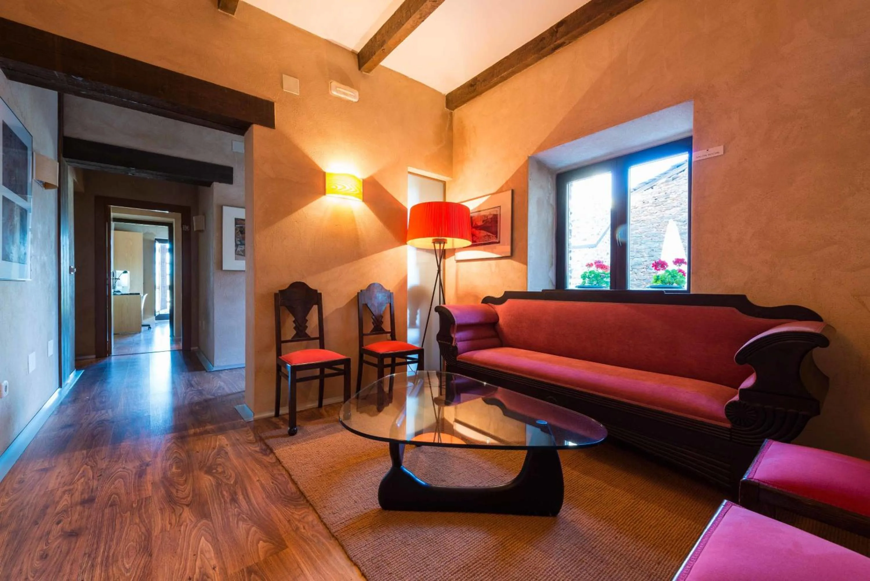 Seating area in Posada Real de Las Misas