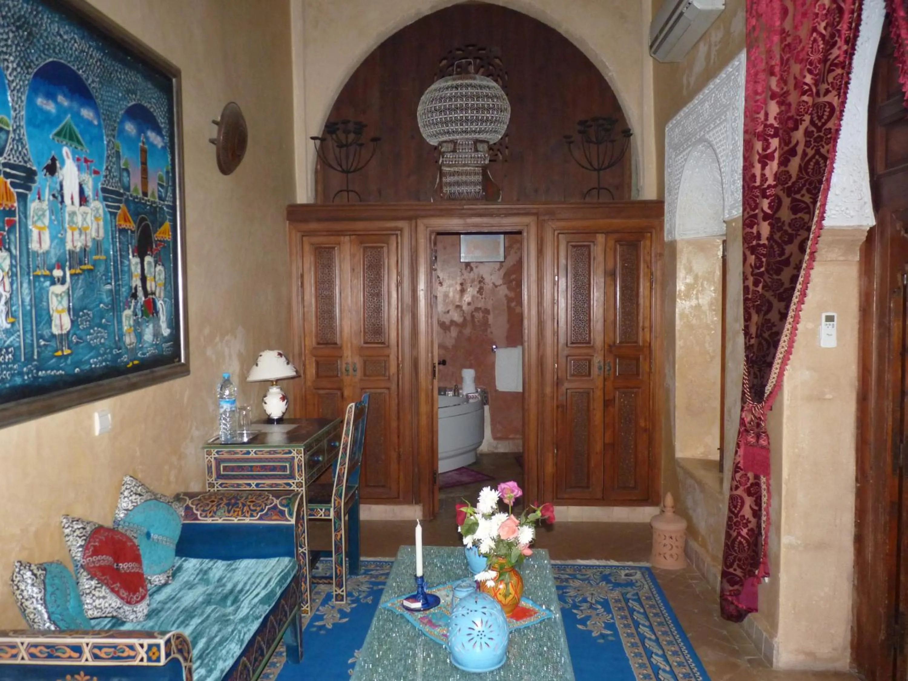 Decorative detail in Riad Marlinea