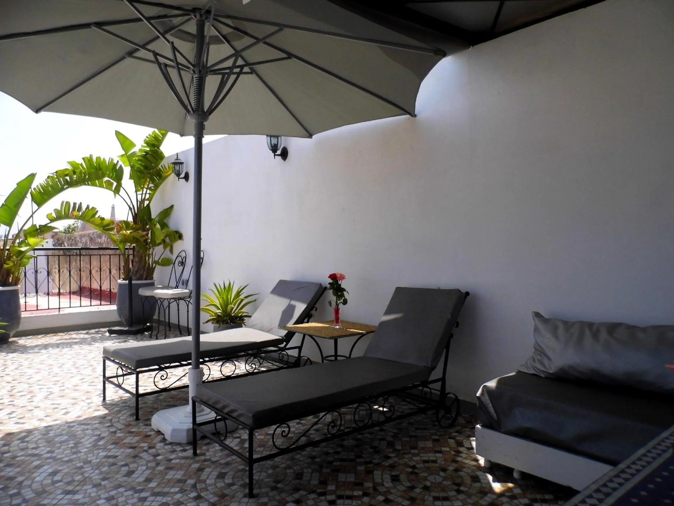 Patio in Riad Marlinea