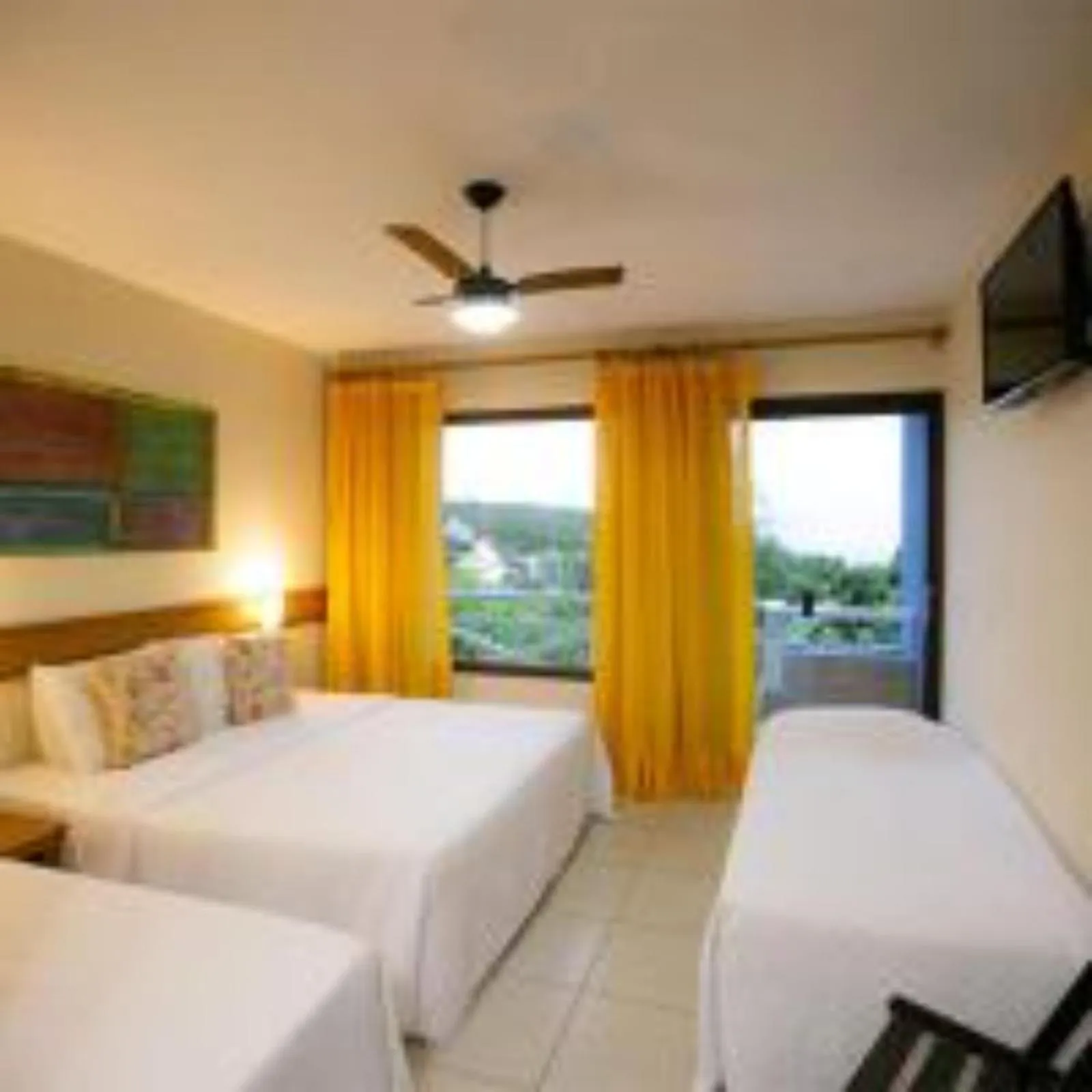 Bed in Pousada Amancay