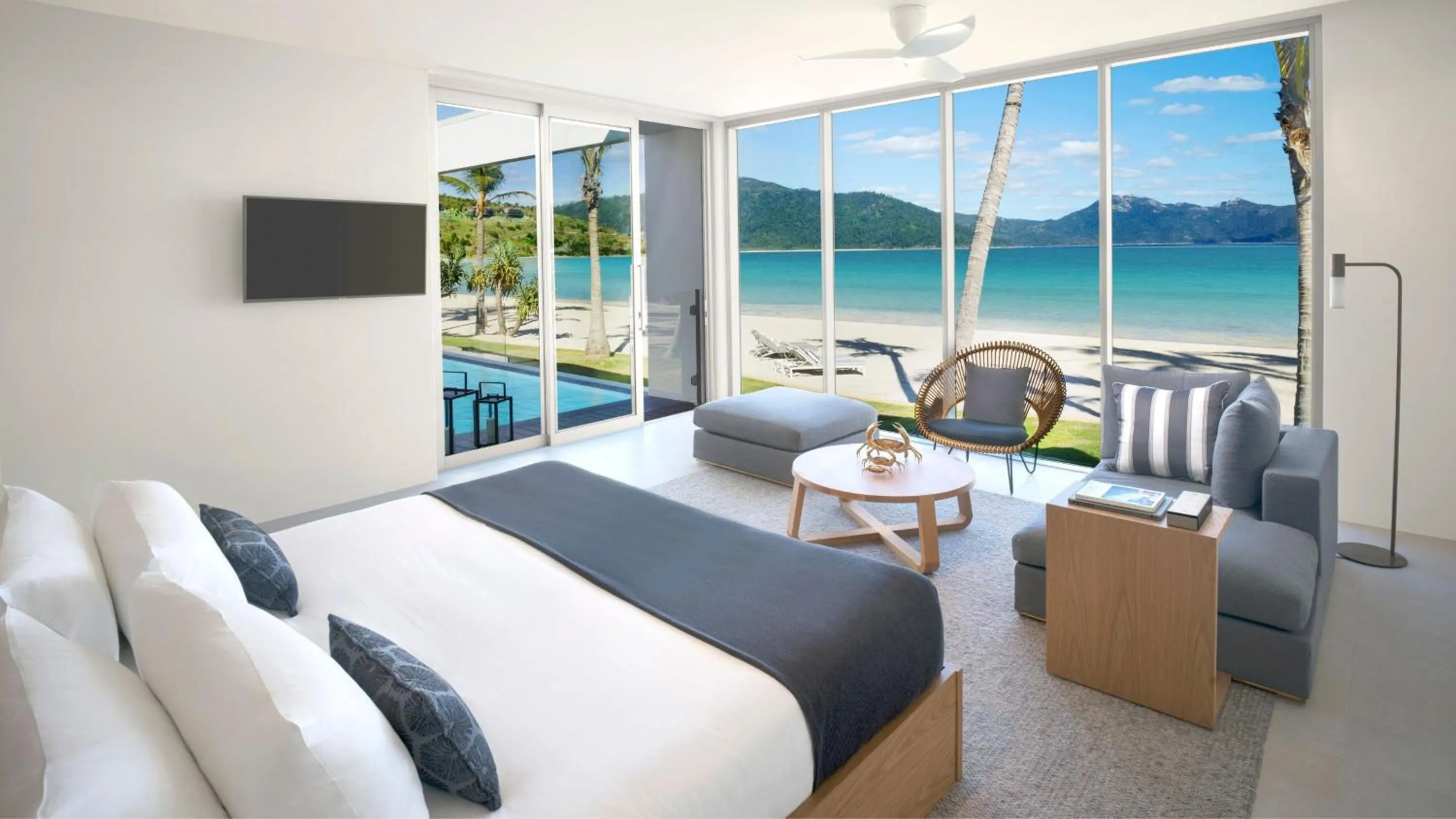 Bedroom, Bed in InterContinental Hayman Great Barrier Reef