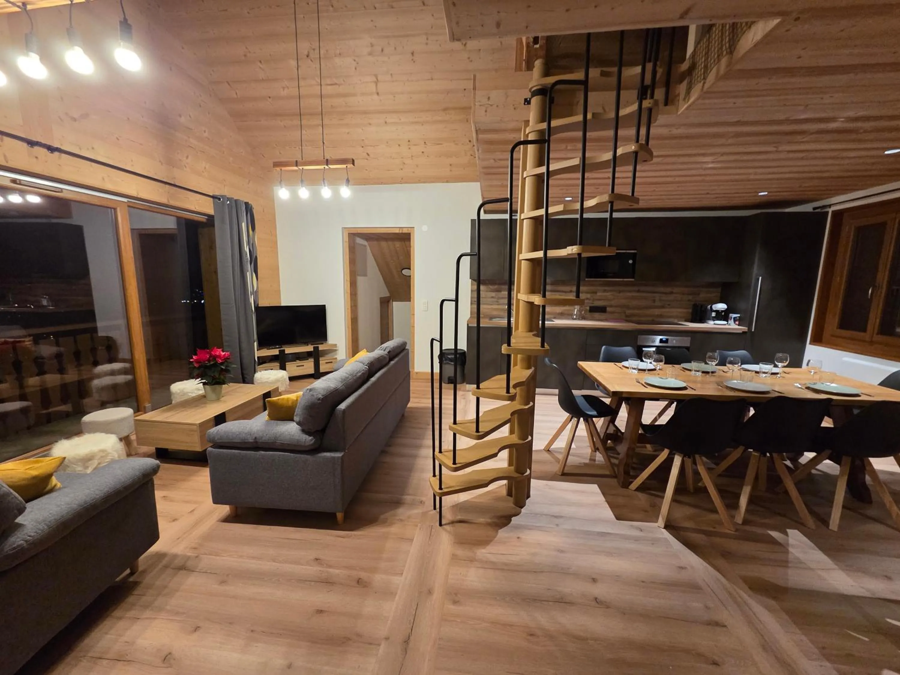 Living room in Hôtel Belalp