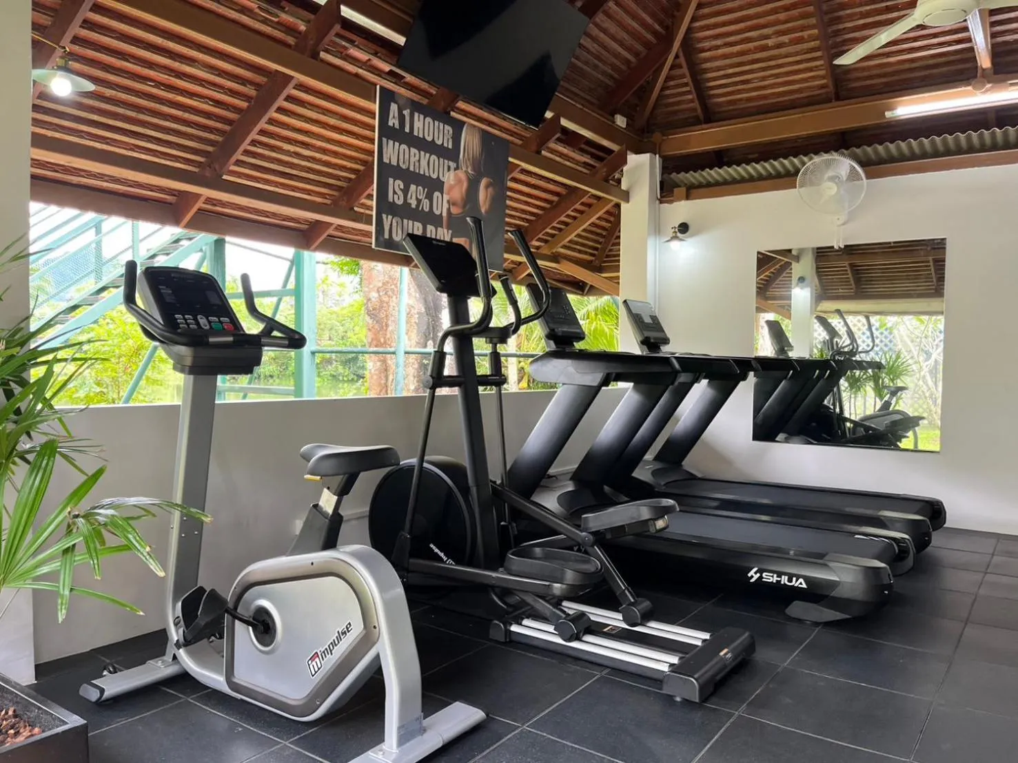 Fitness centre/facilities in Bor Saen Pool Villa