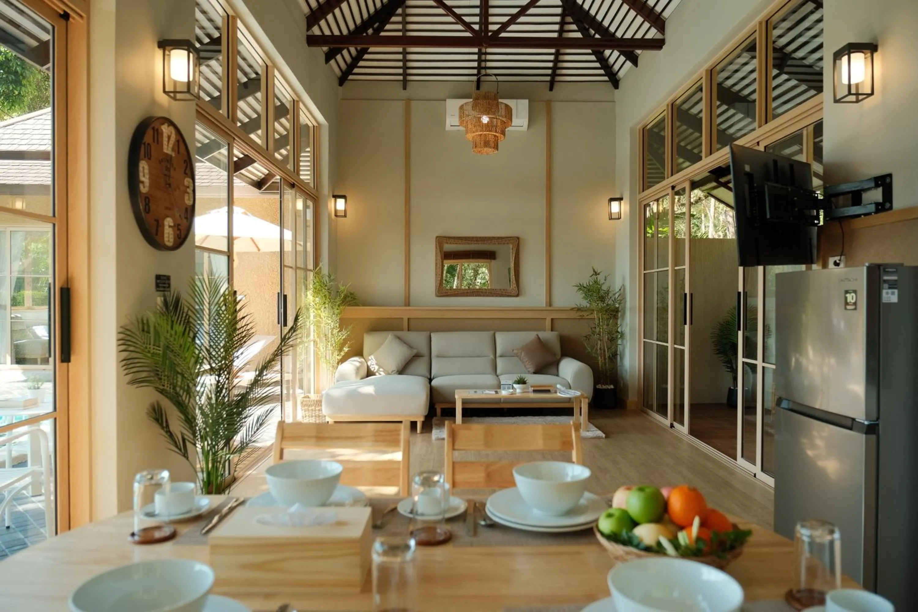 Living room in Bor Saen Pool Villa