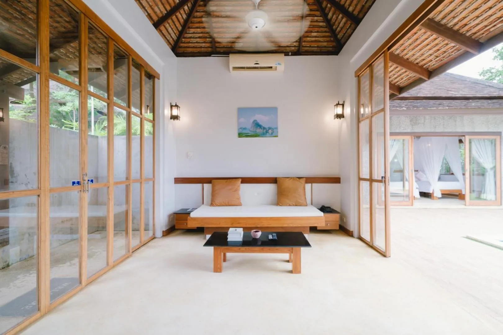Living room in Bor Saen Pool Villa