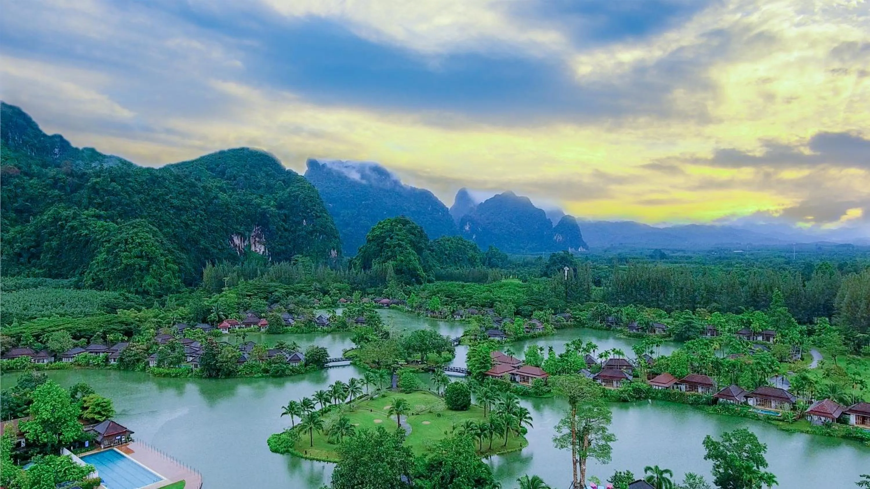 Natural landscape in Bor Saen Pool Villa