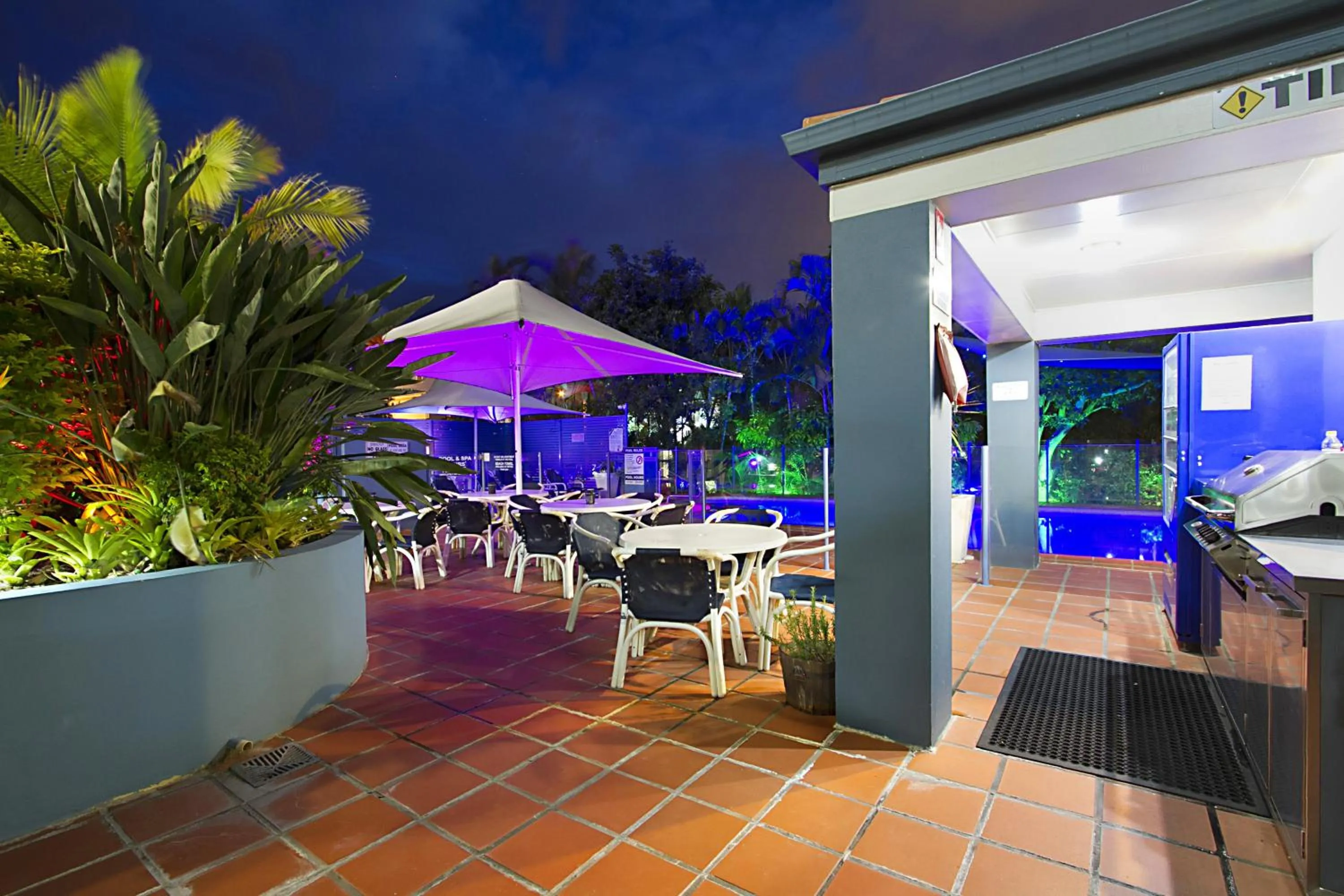 Patio in Santana Resort Surfers Paradise