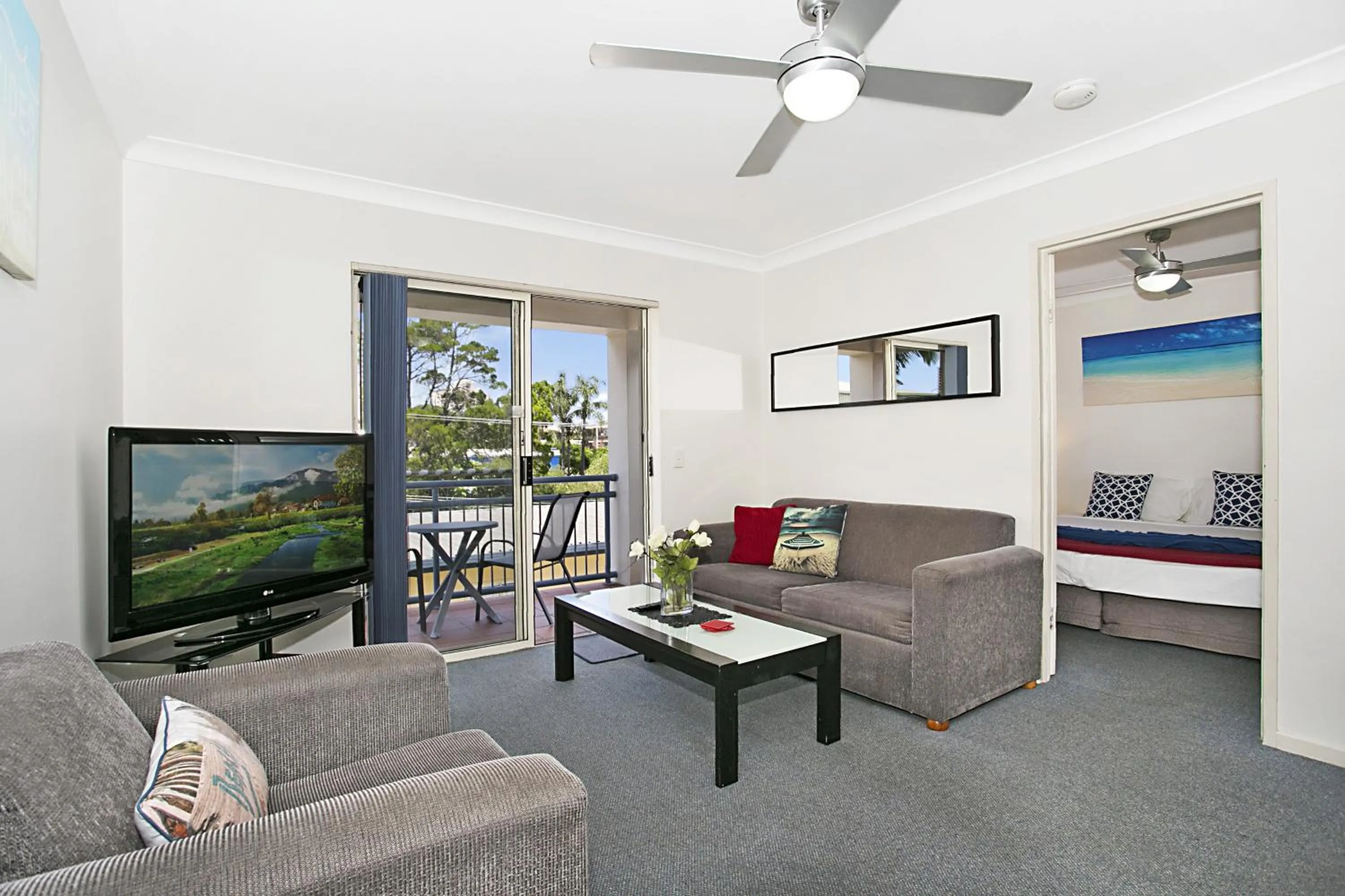 Living room in Santana Resort Surfers Paradise