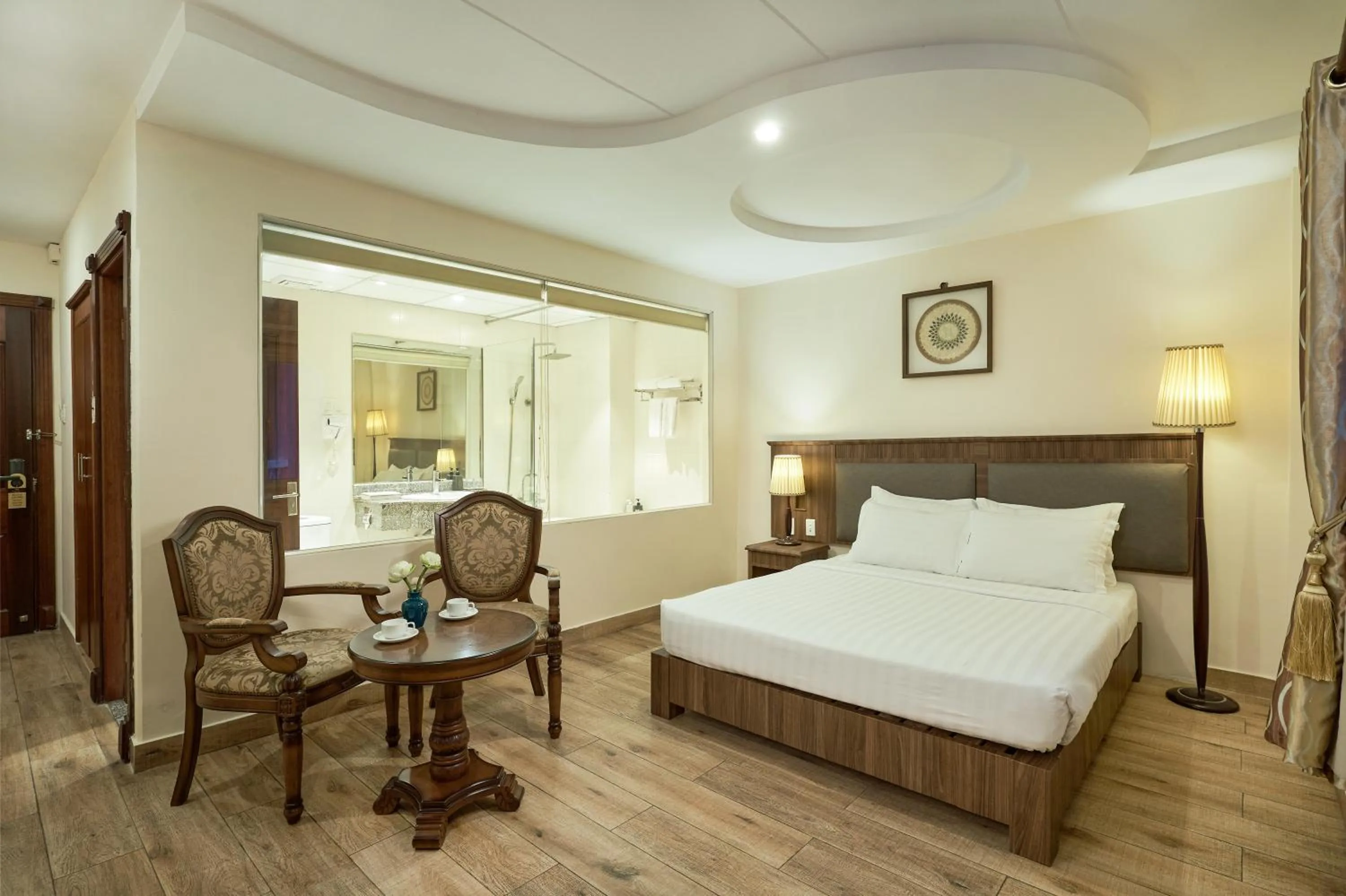 Bed in Blue Diamond Hotel