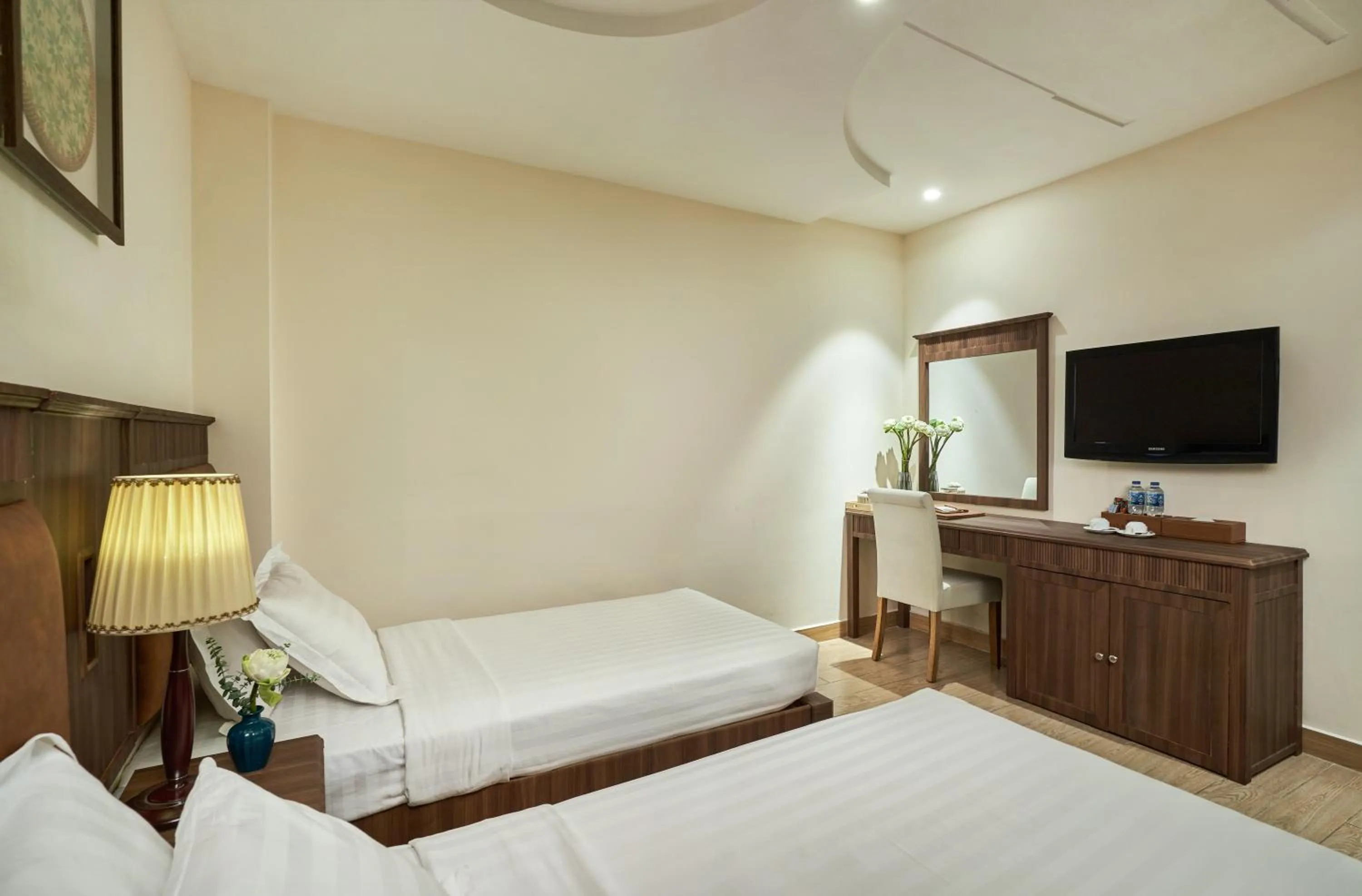 Bed in Blue Diamond Hotel