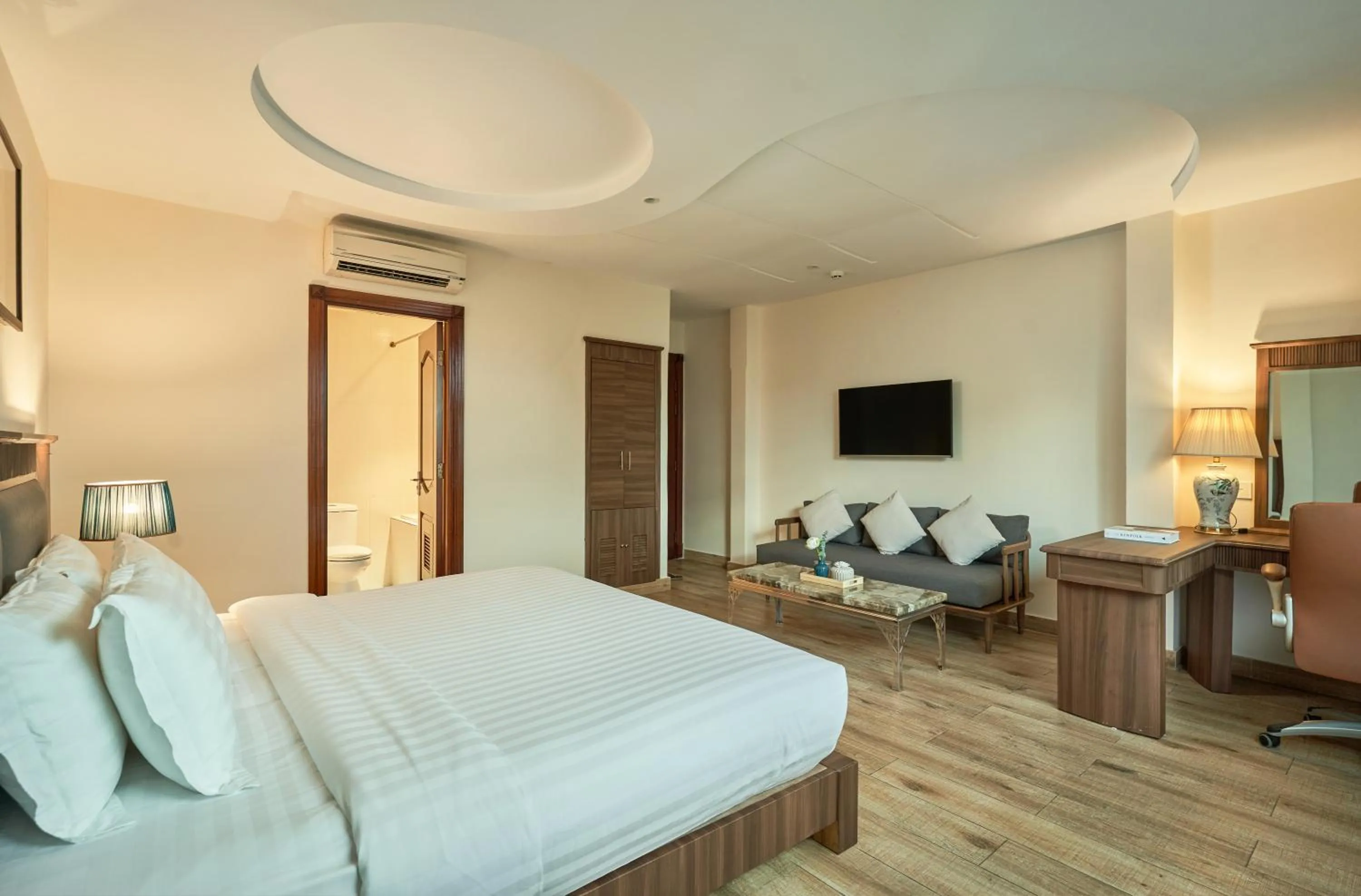 Bed in Blue Diamond Hotel