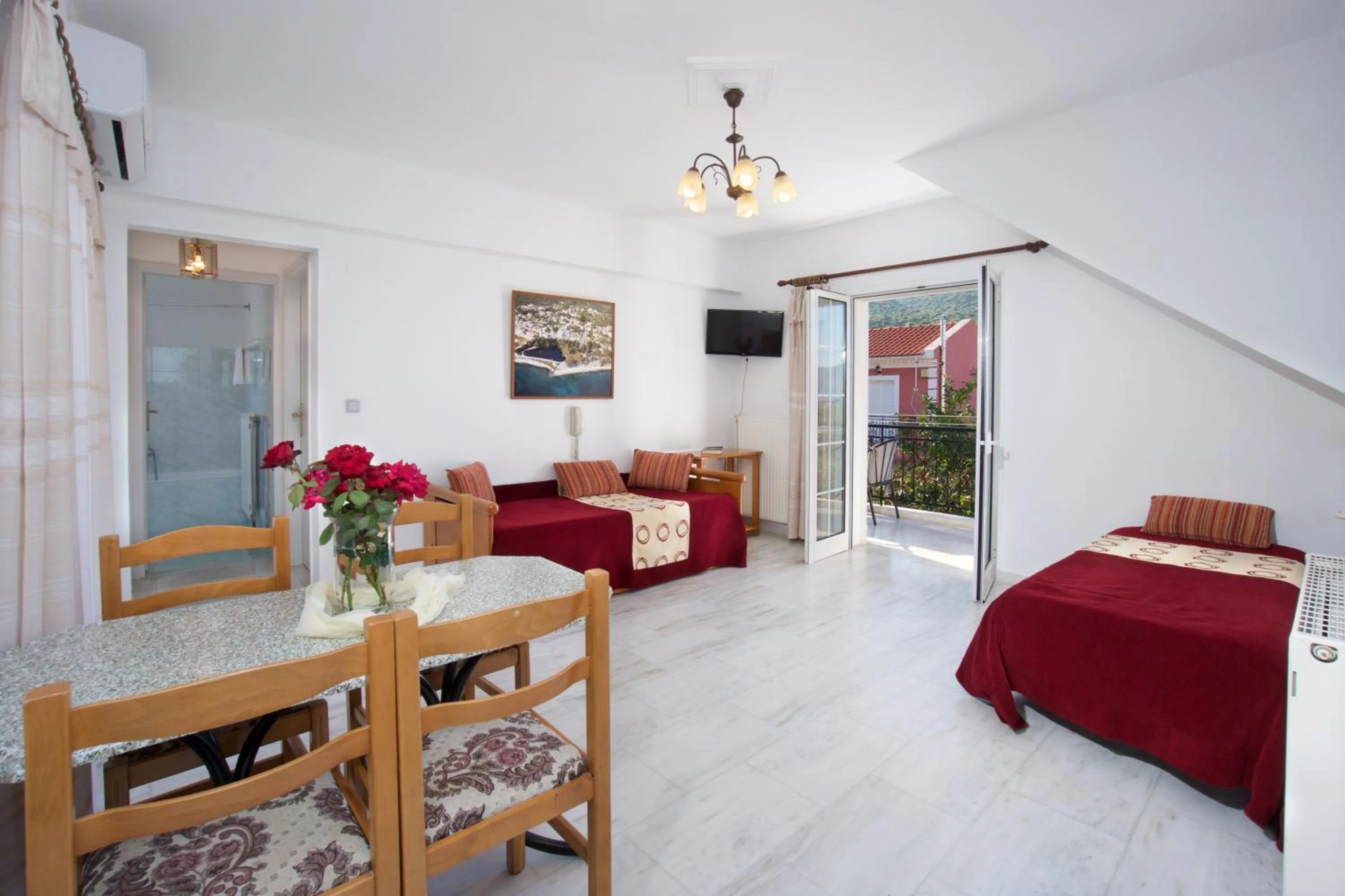 Seating area, Bed in Diamanto Complex