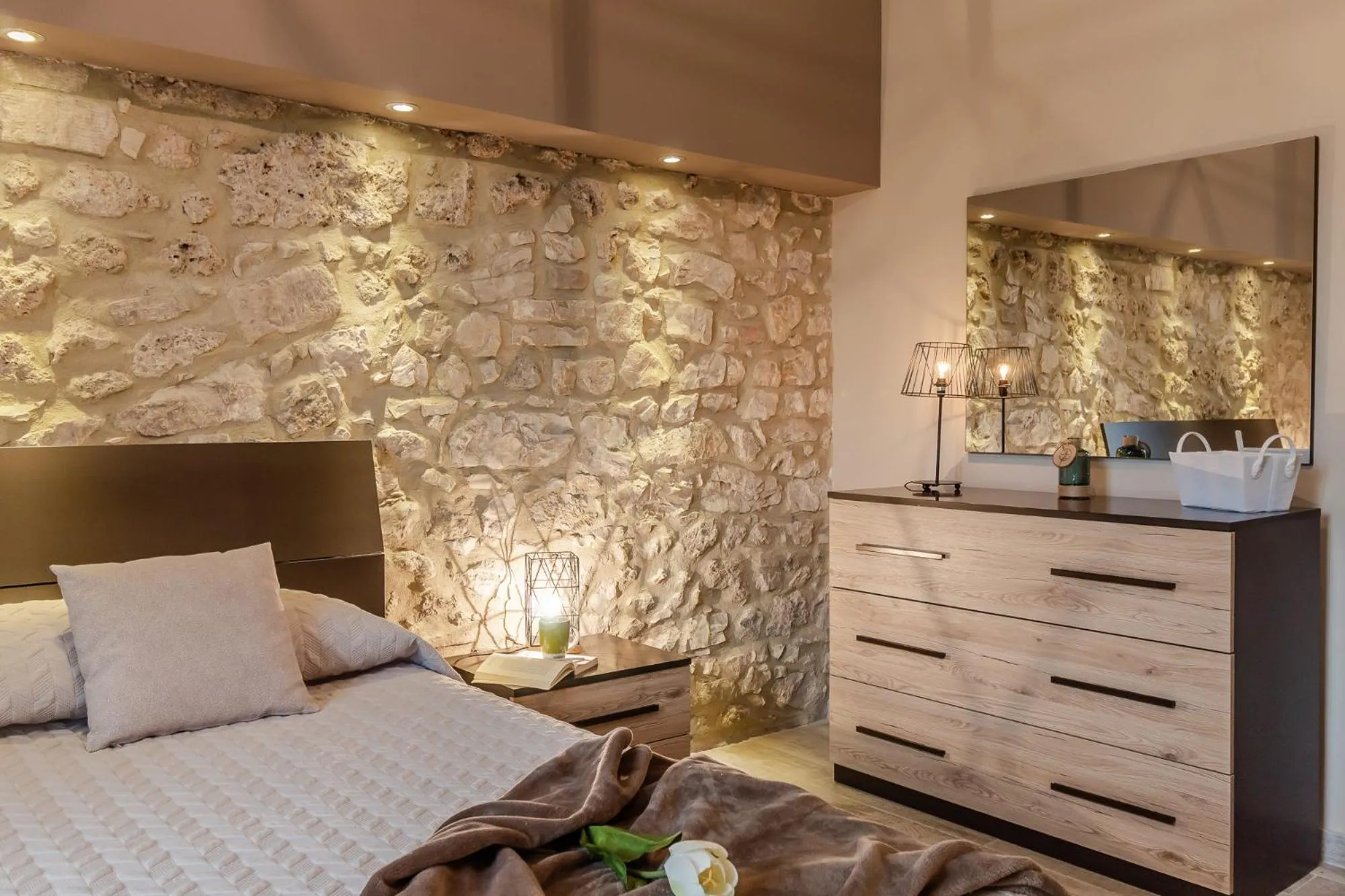 Bedroom, Bed in La Casa Rosa