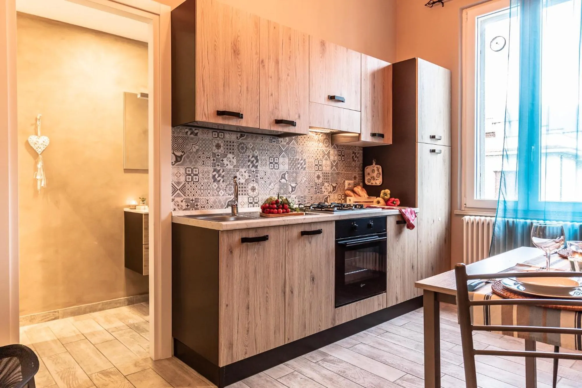 Kitchen or kitchenette in La Casa Rosa