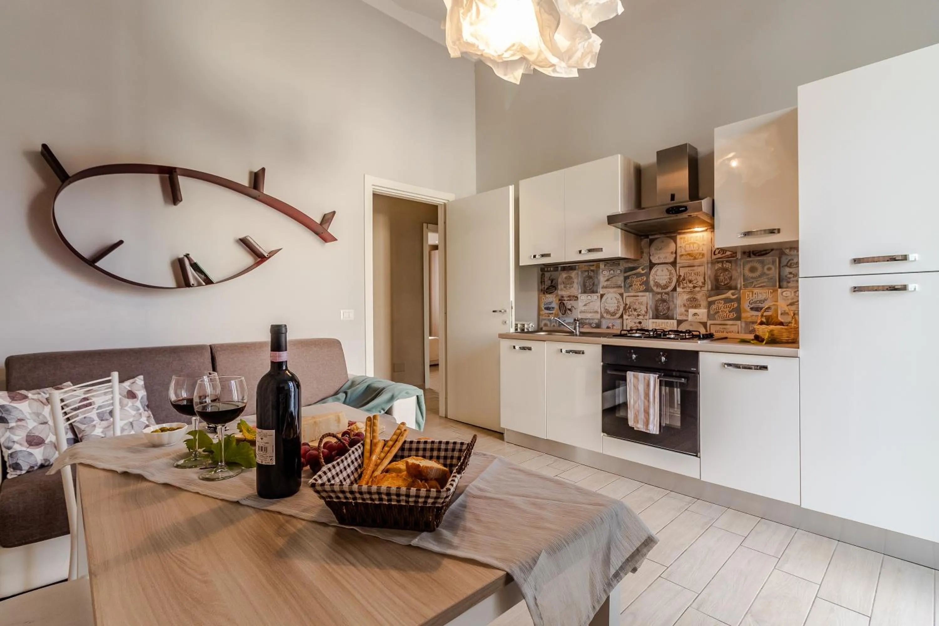 Kitchen or kitchenette in La Casa Rosa