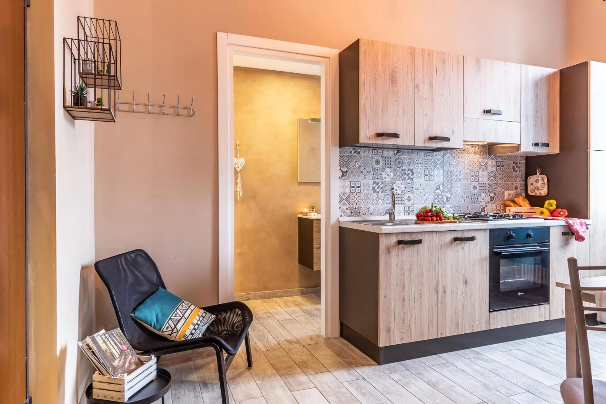 Kitchen or kitchenette in La Casa Rosa