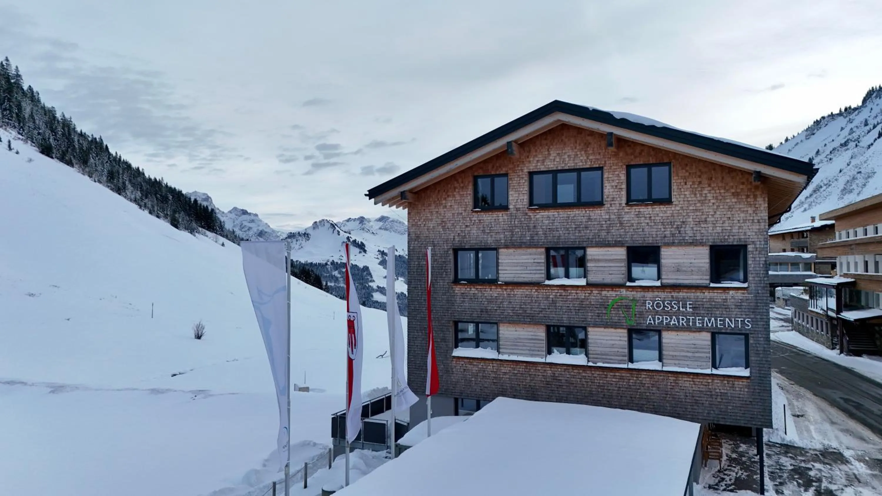 Property building in Rössle Appartements und Sport Rössle Skiverleih & Sportgeschäft