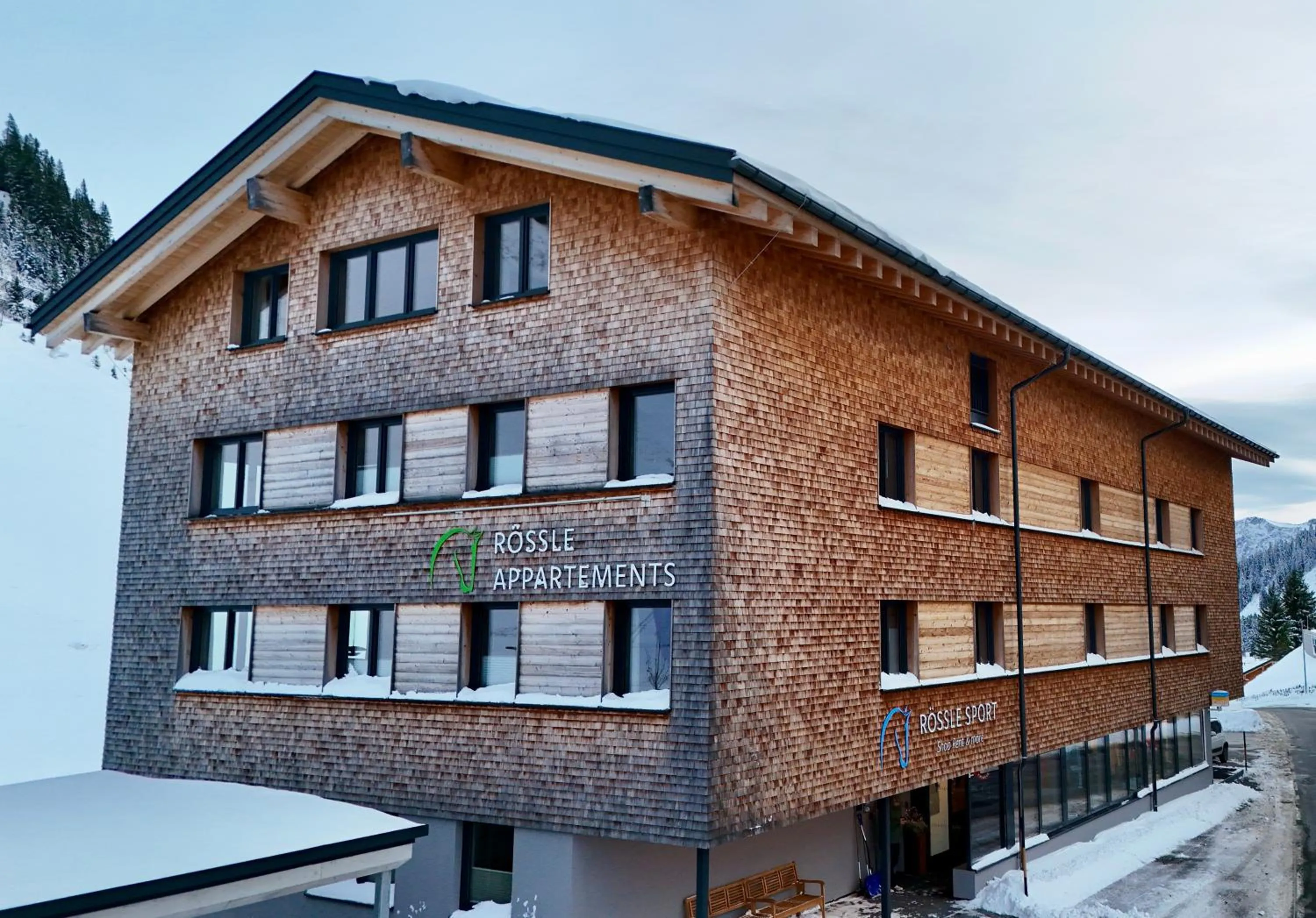 Property building in Rössle Appartements und Sport Rössle Skiverleih & Sportgeschäft