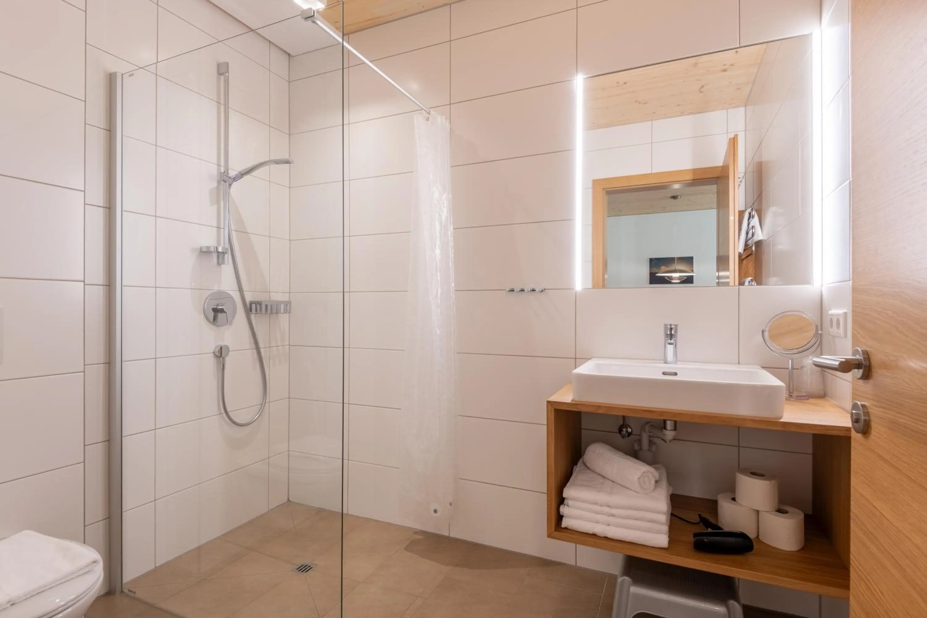 Bathroom in Rössle Appartements und Sport Rössle Skiverleih & Sportgeschäft