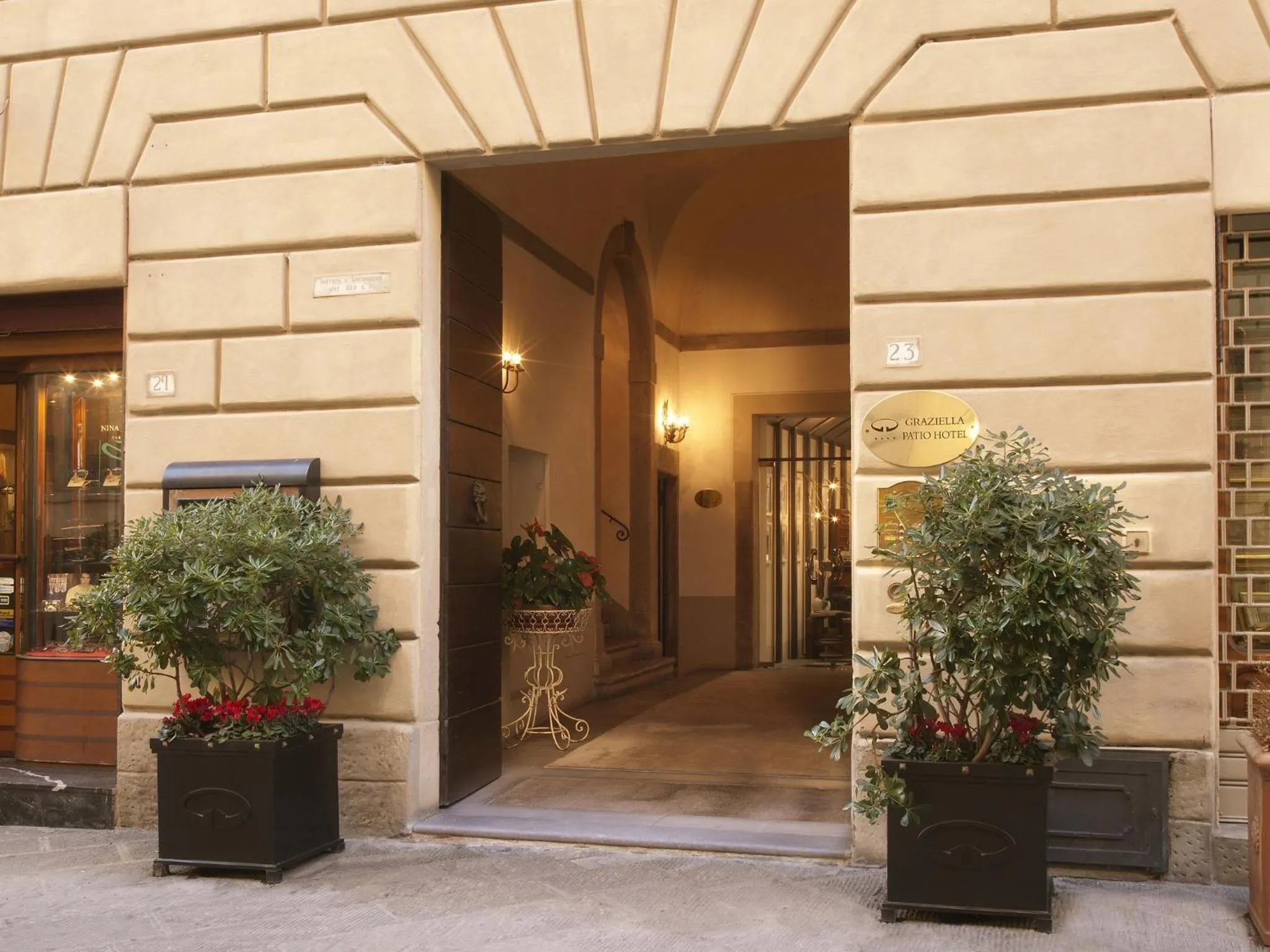 Facade/entrance in Graziella Patio Hotel