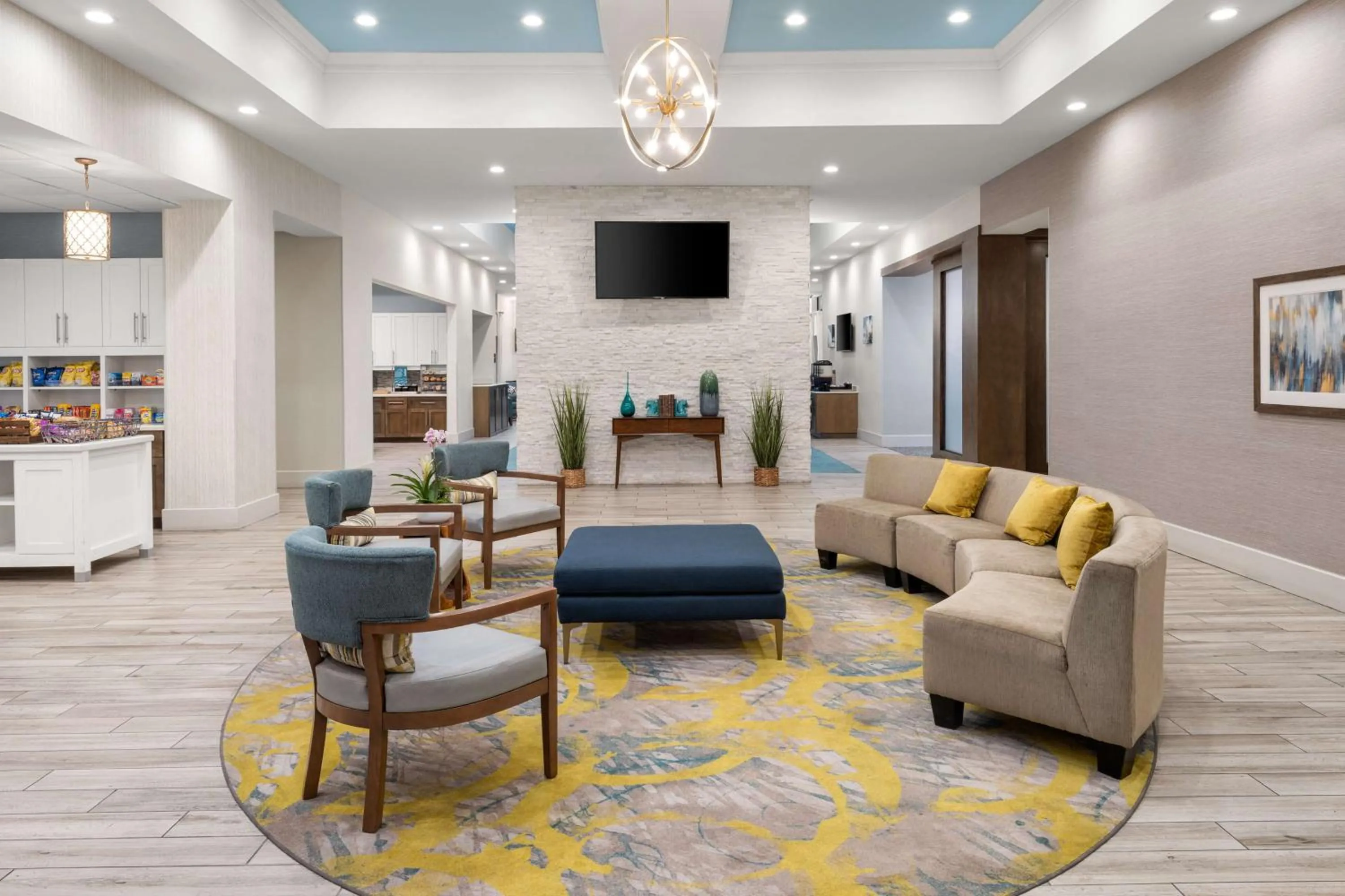 Lobby or reception in Homewood Suites By Hilton San Marcos