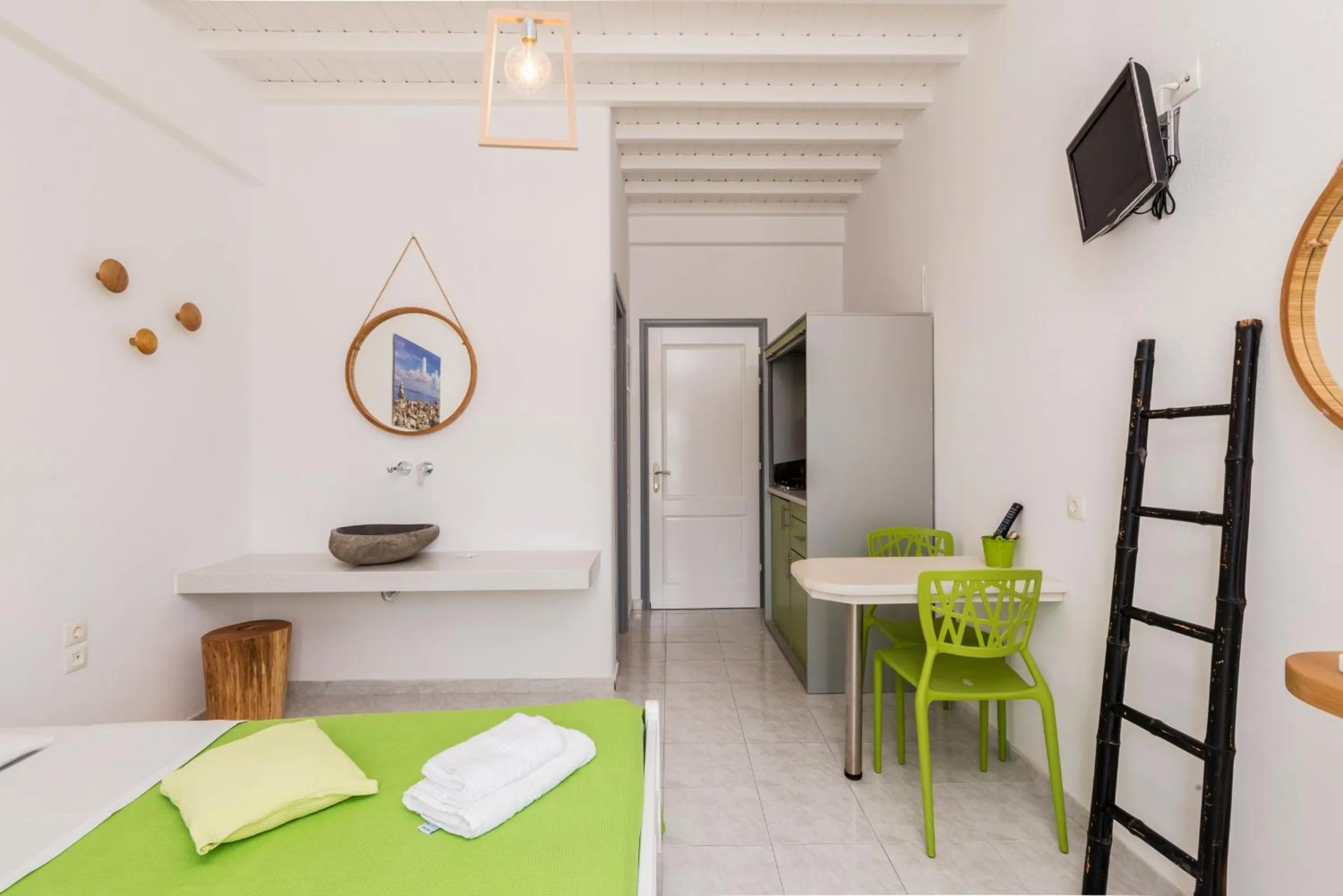 Decorative detail, Bed in Artemoula's Studios