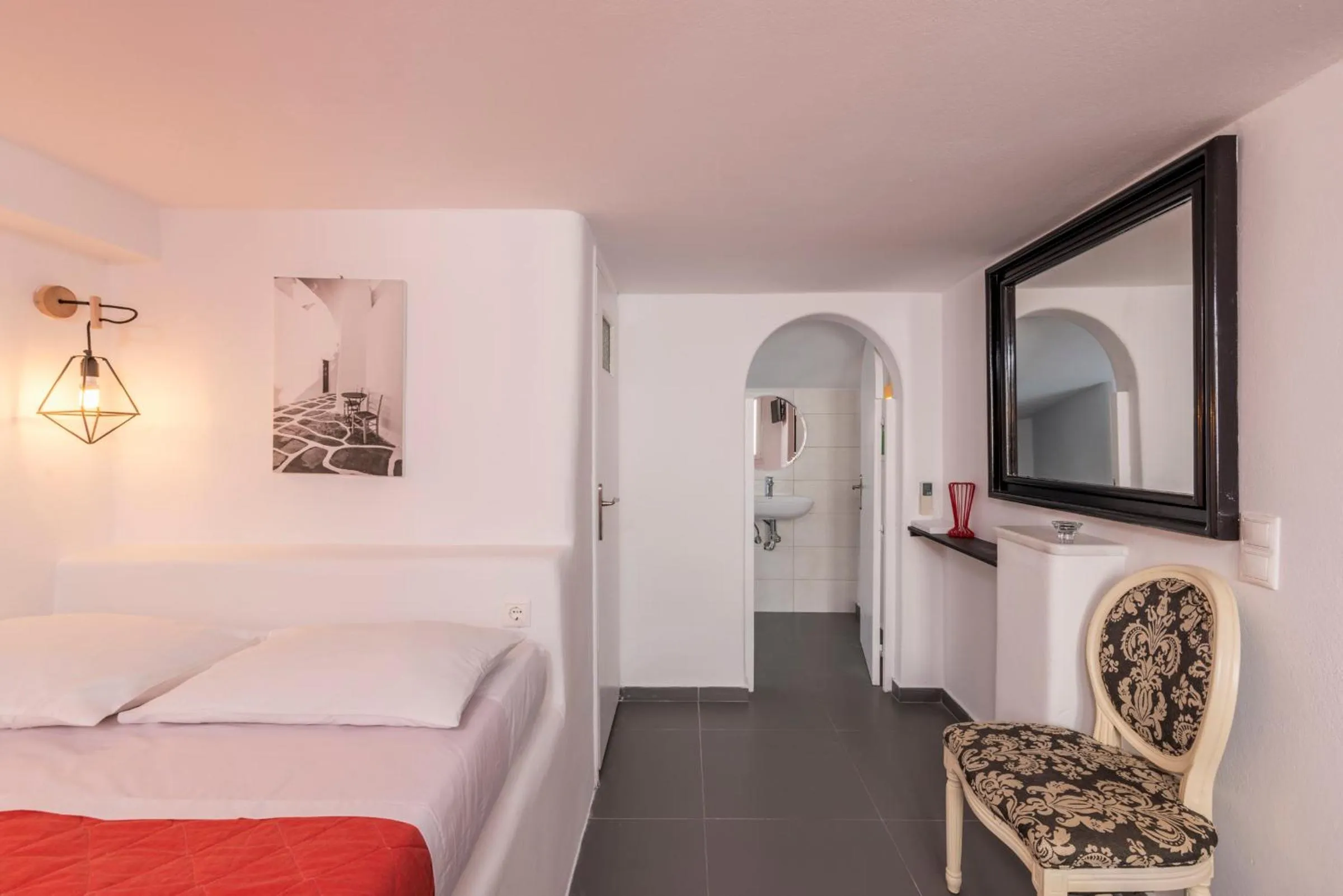 Bed in Artemoula's Studios