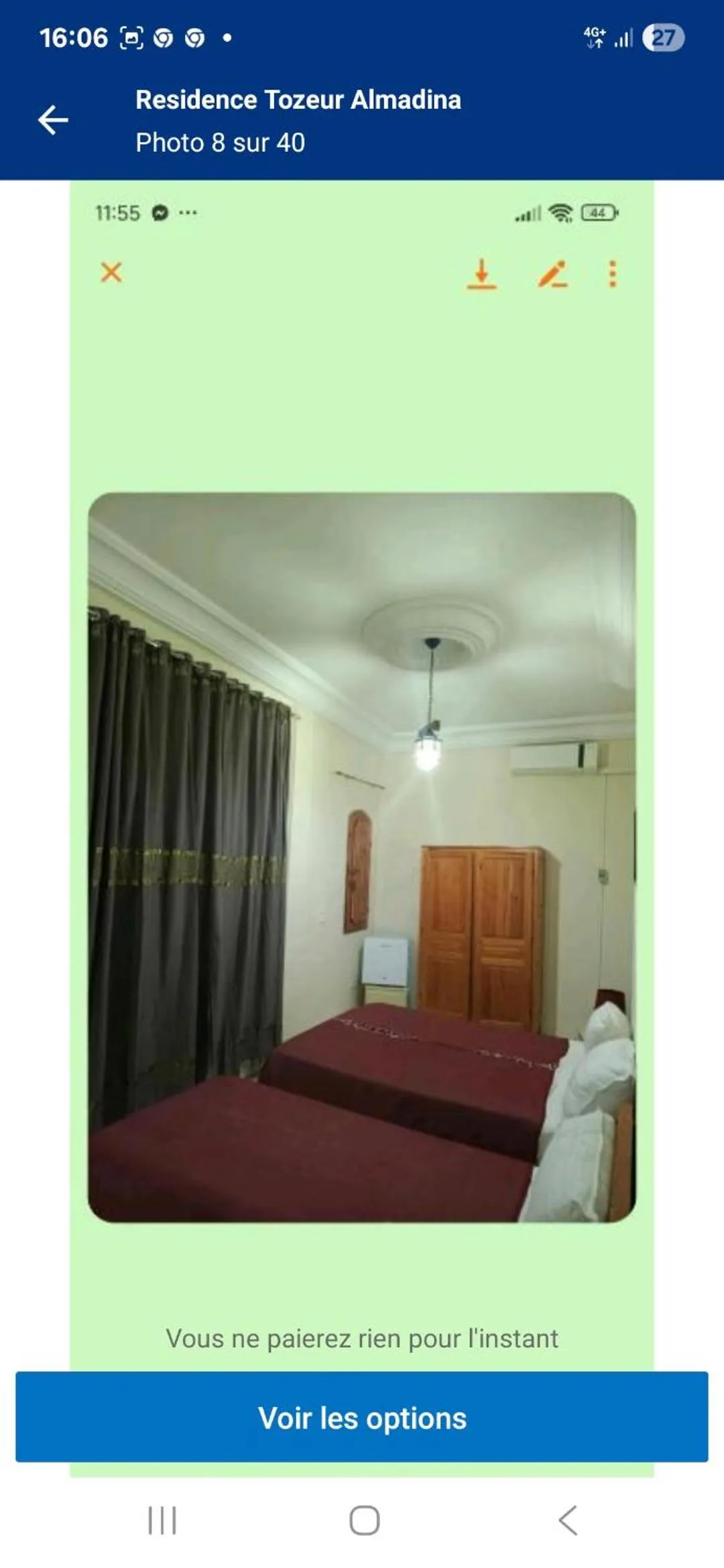 Bed in Residence Tozeur Almadina