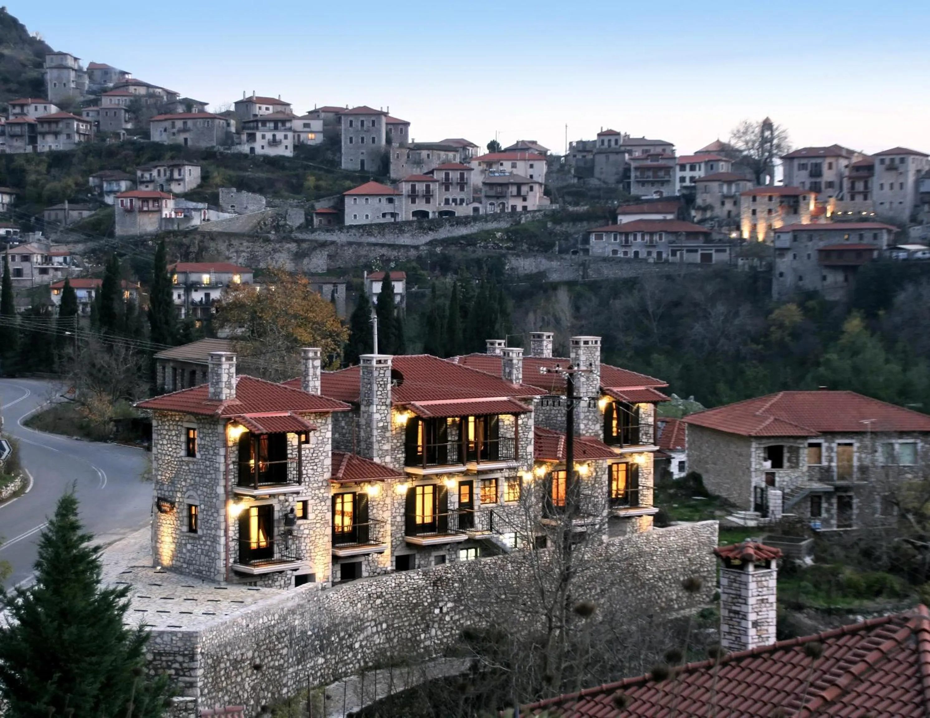 Bird's eye view in En Dimitsani