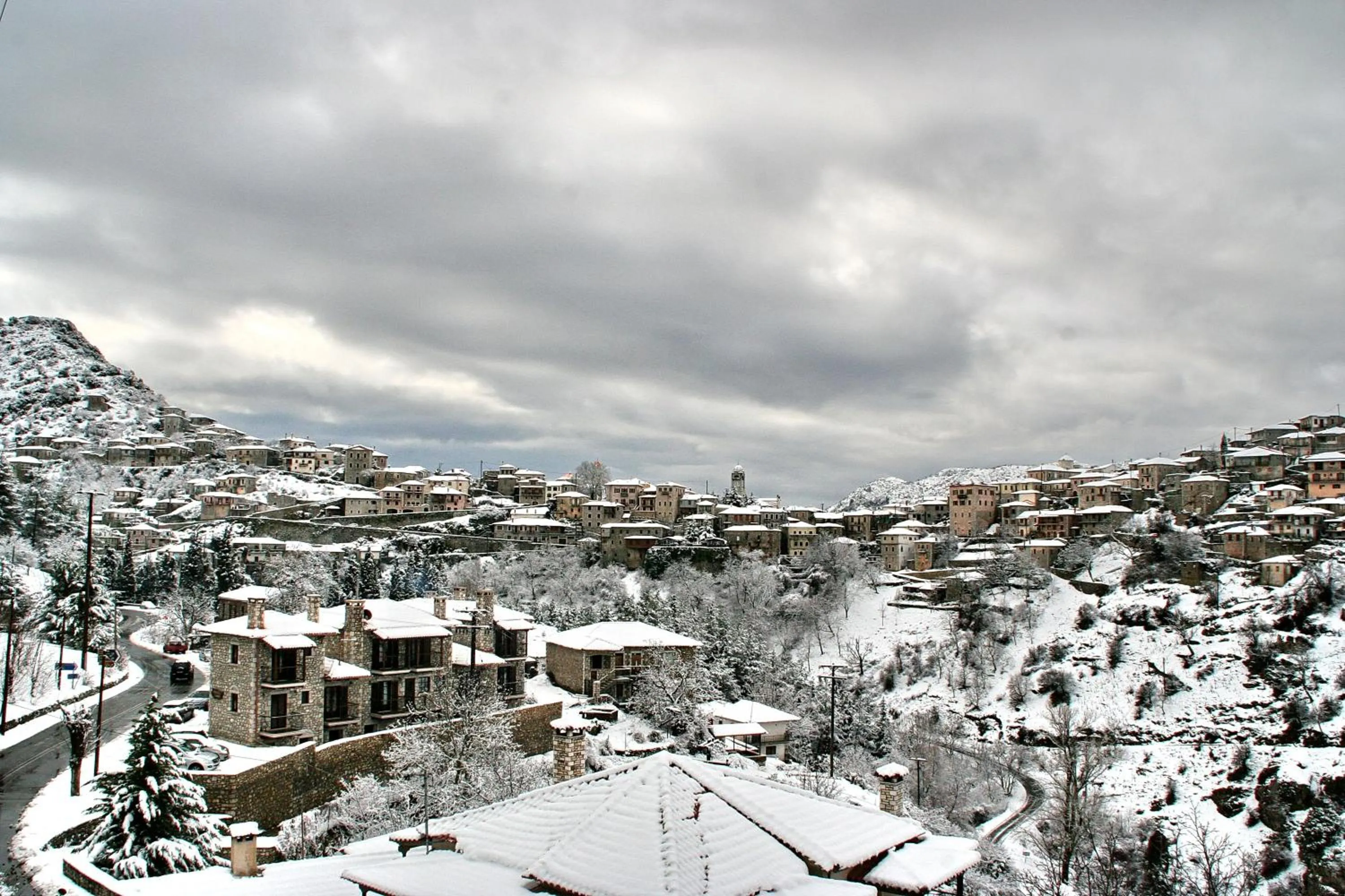 Bird's eye view in En Dimitsani