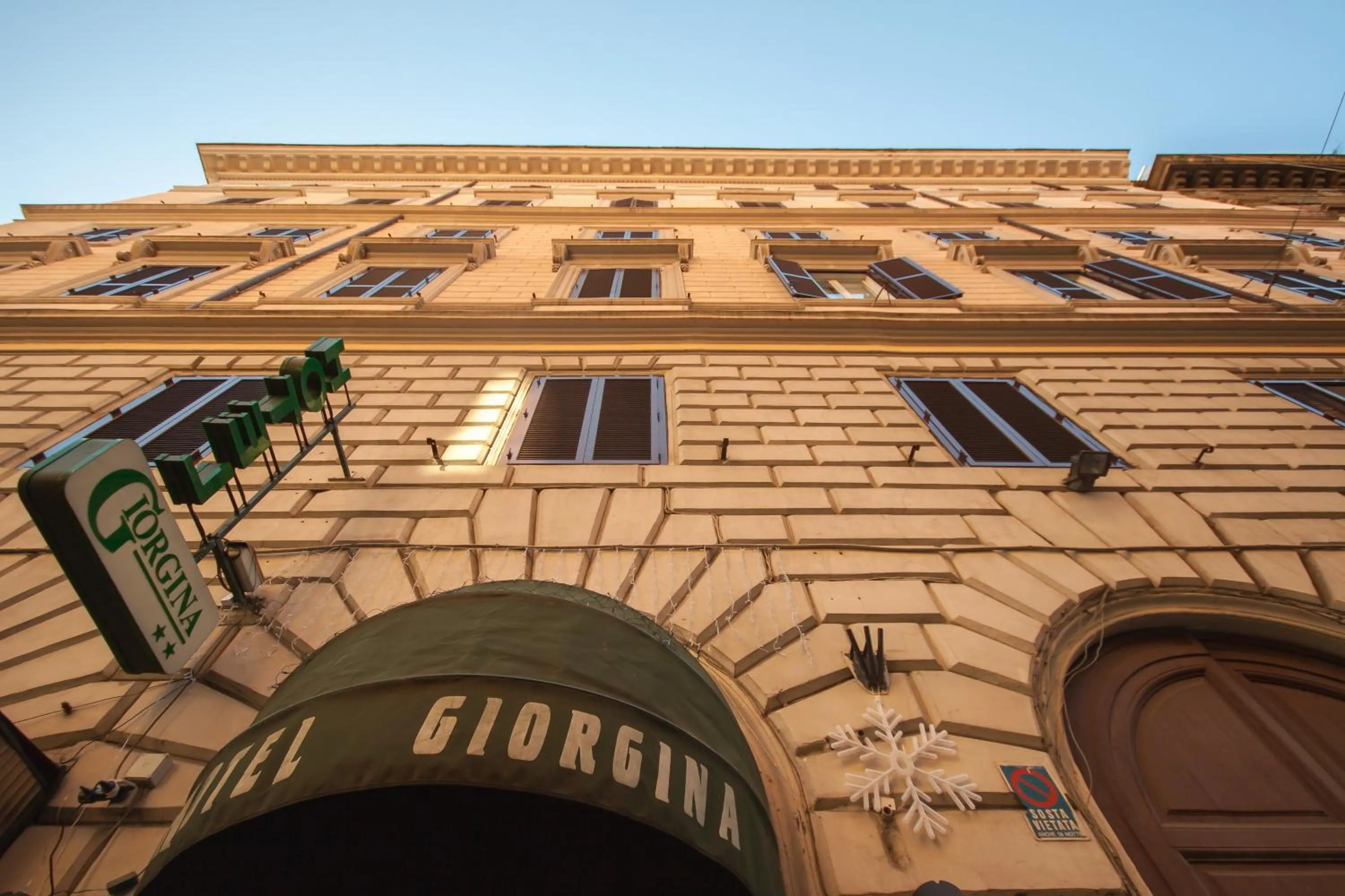 Facade/entrance in Hotel Giorgina