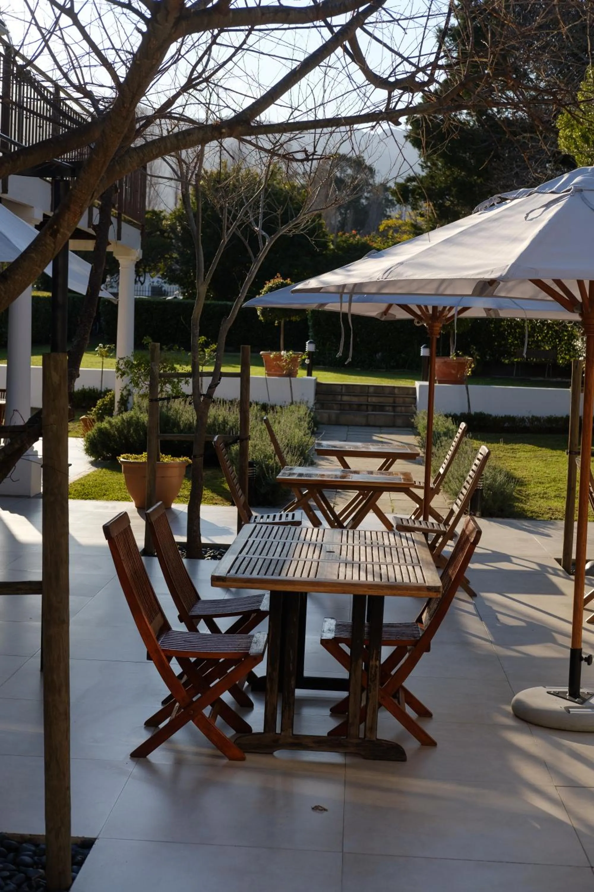 Patio in Constantia White Lodge Guest House