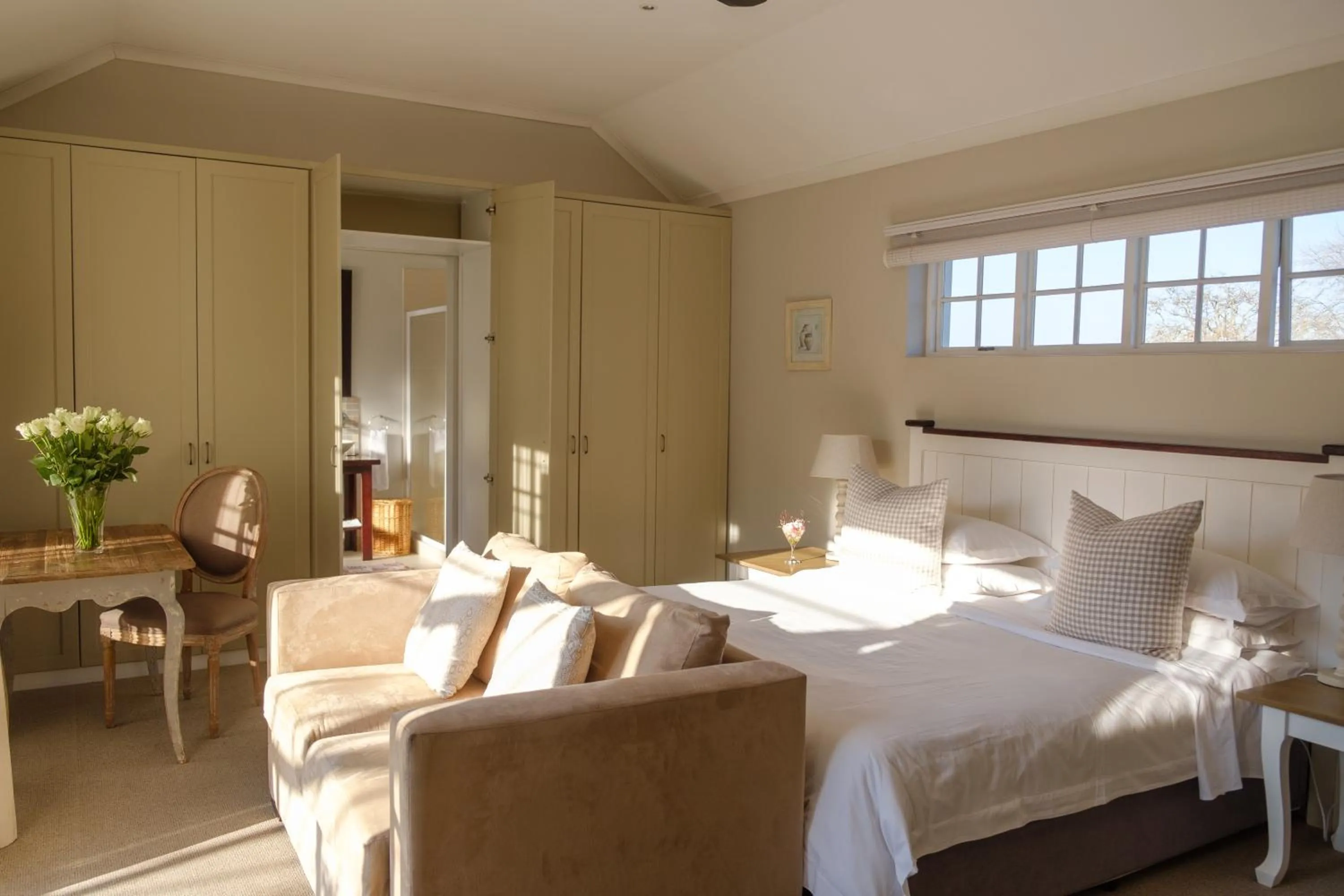 Bed in Constantia White Lodge Guest House