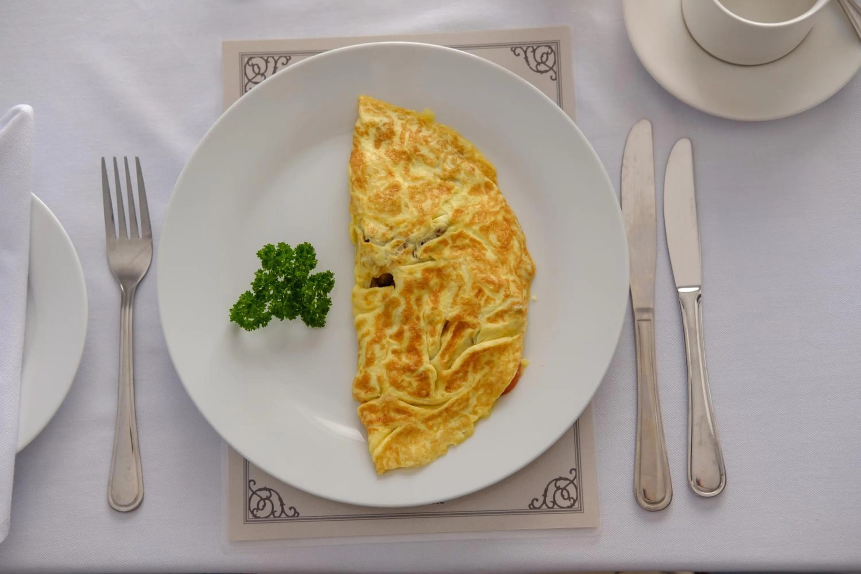 English/Irish breakfast in Constantia White Lodge Guest House