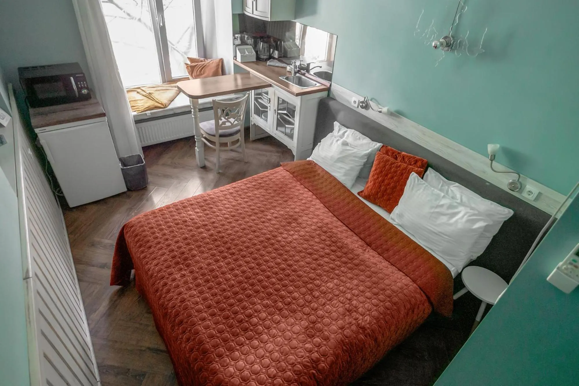 Bed in Apart Hotel Michelle